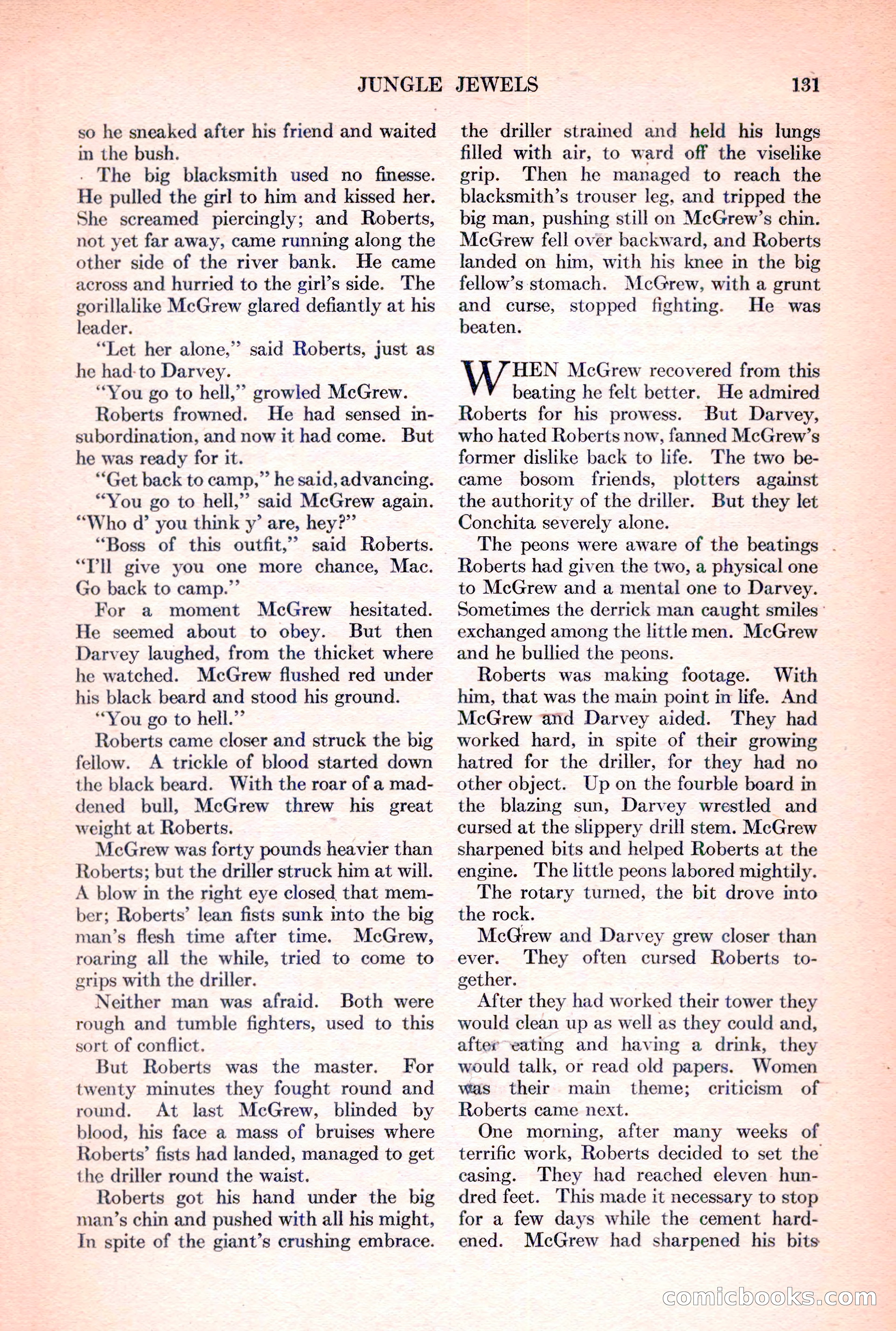 Adventure Magazine, March 15, 1928 — page 133 of 196