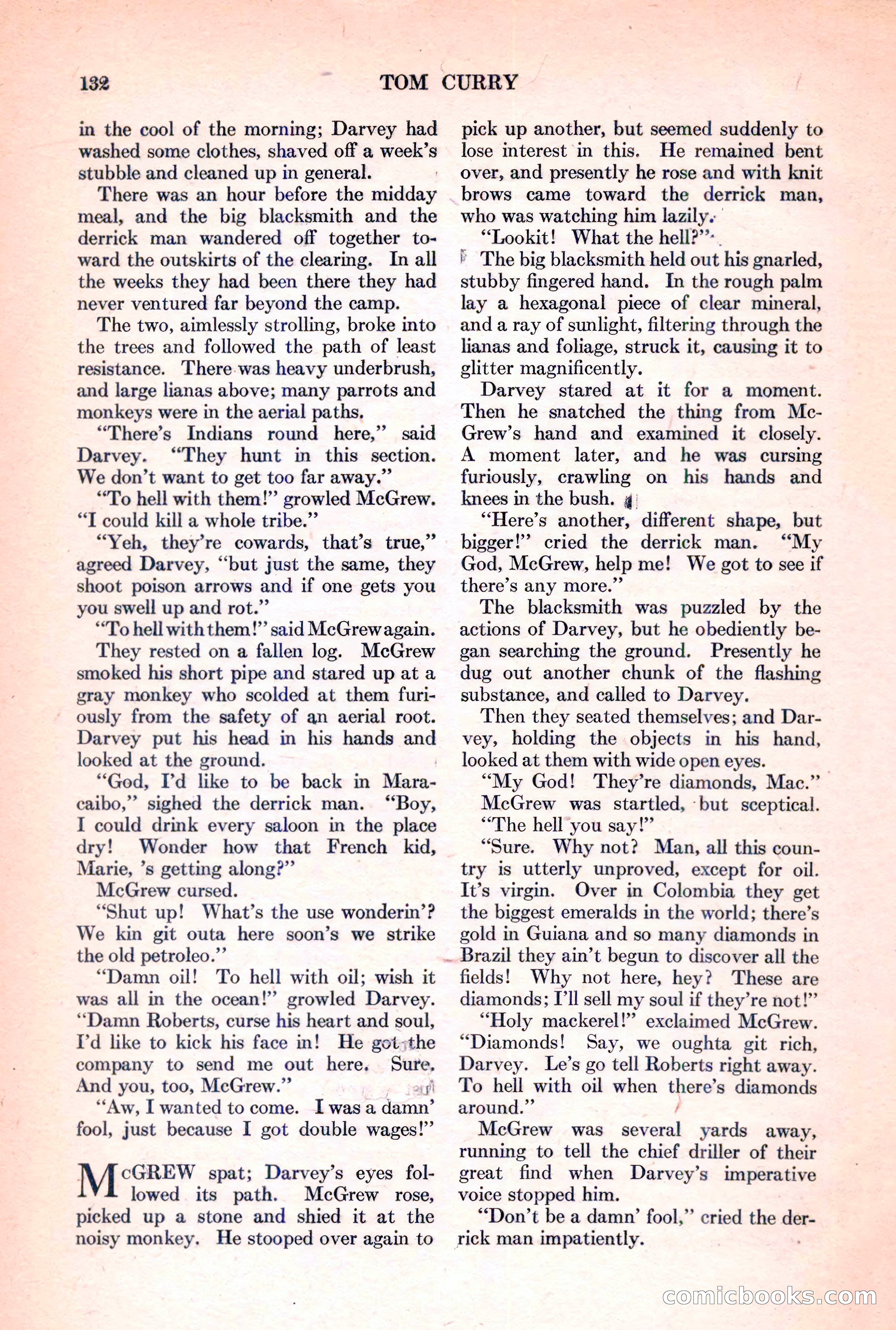 Adventure Magazine, March 15, 1928 — page 134 of 196