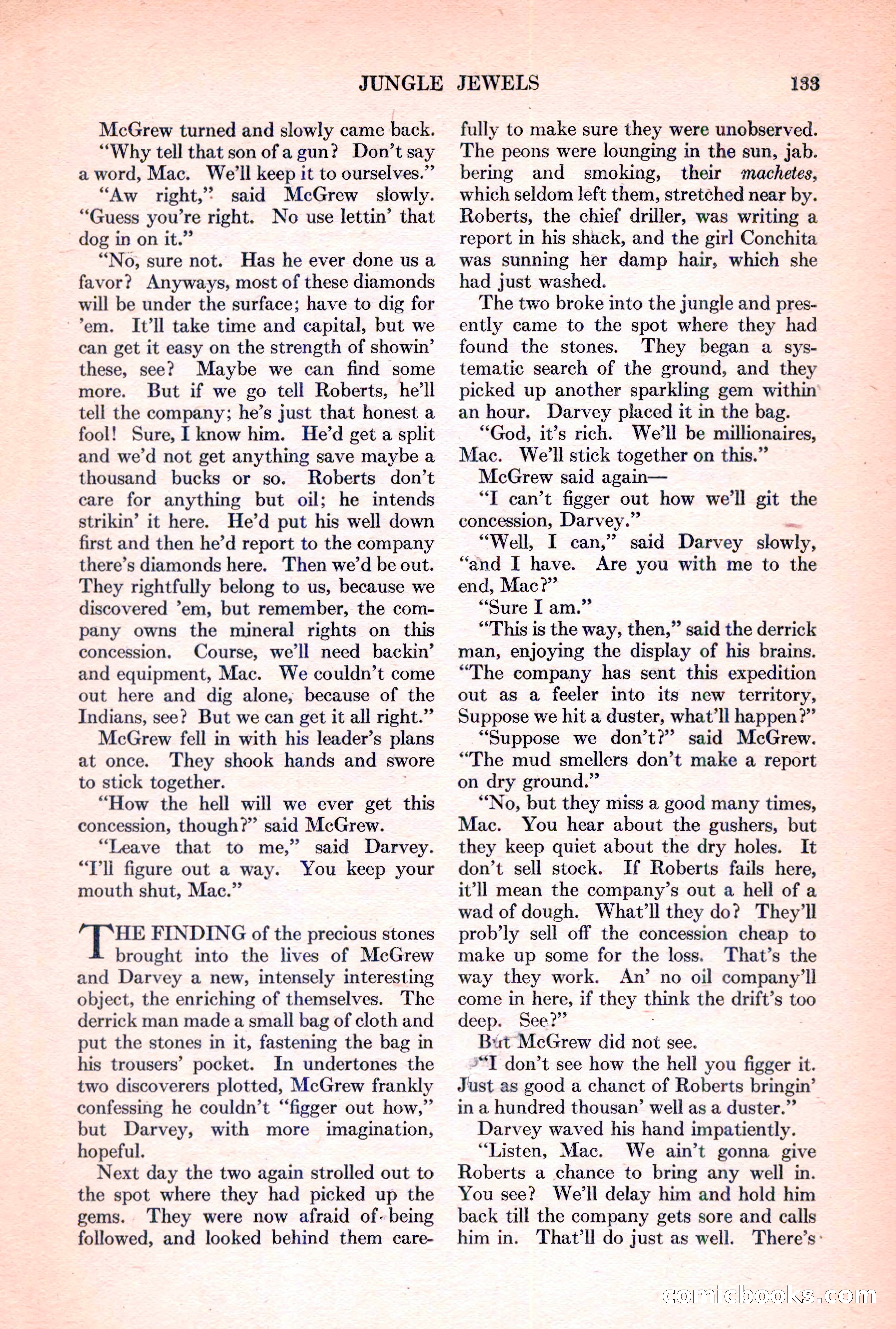 Adventure Magazine, March 15, 1928 — page 135 of 196
