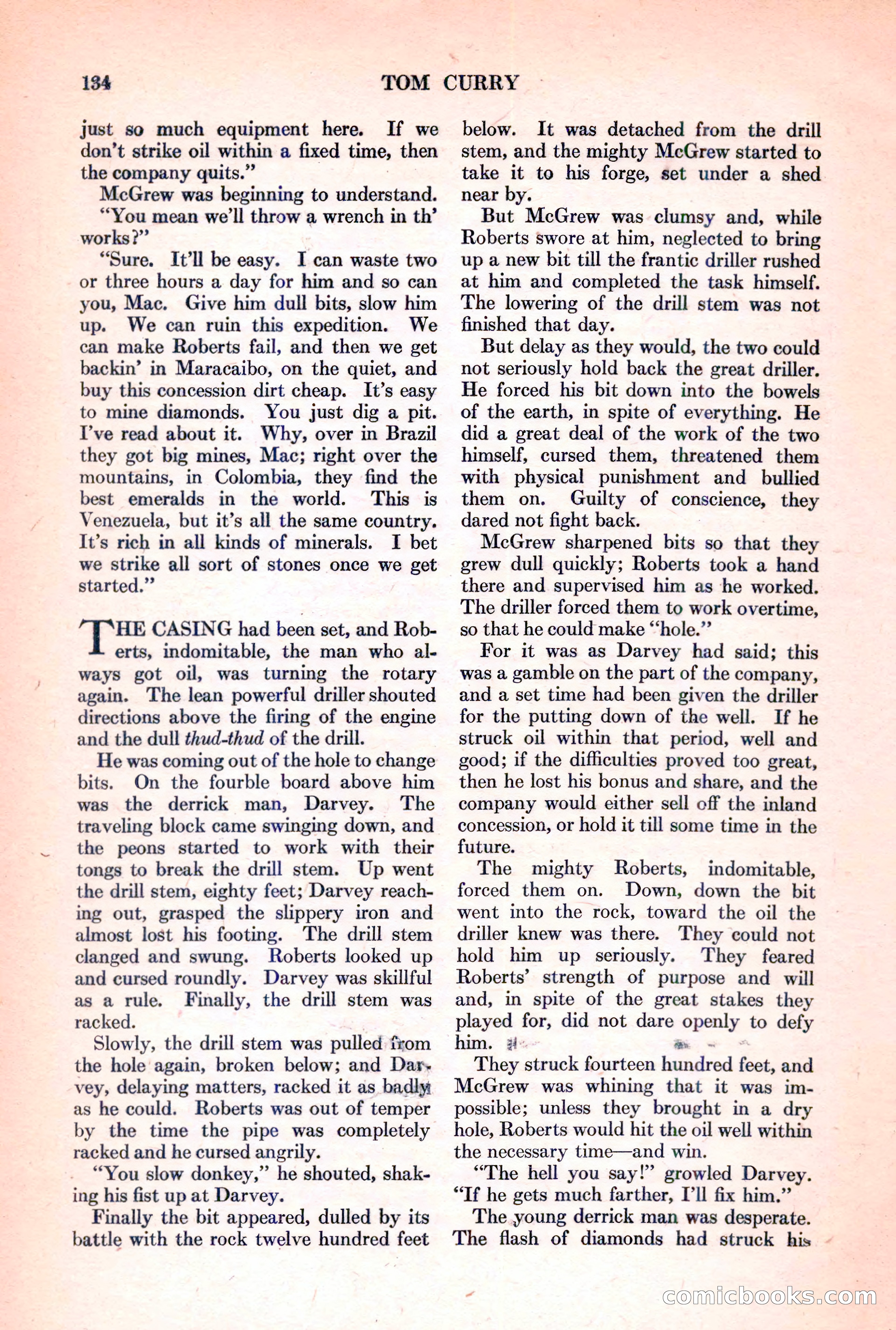 Adventure Magazine, March 15, 1928 — page 136 of 196