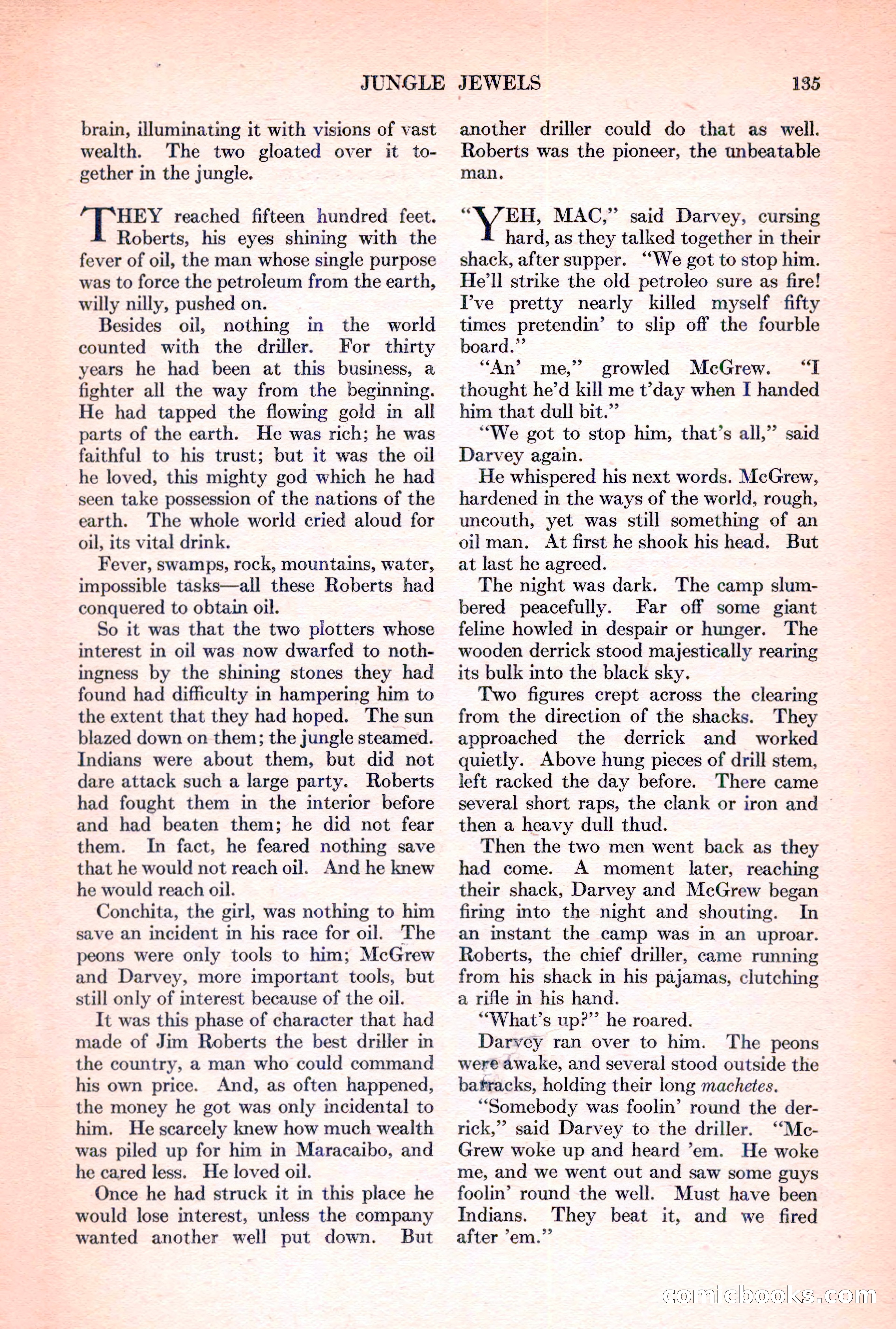 Adventure Magazine, March 15, 1928 — page 137 of 196