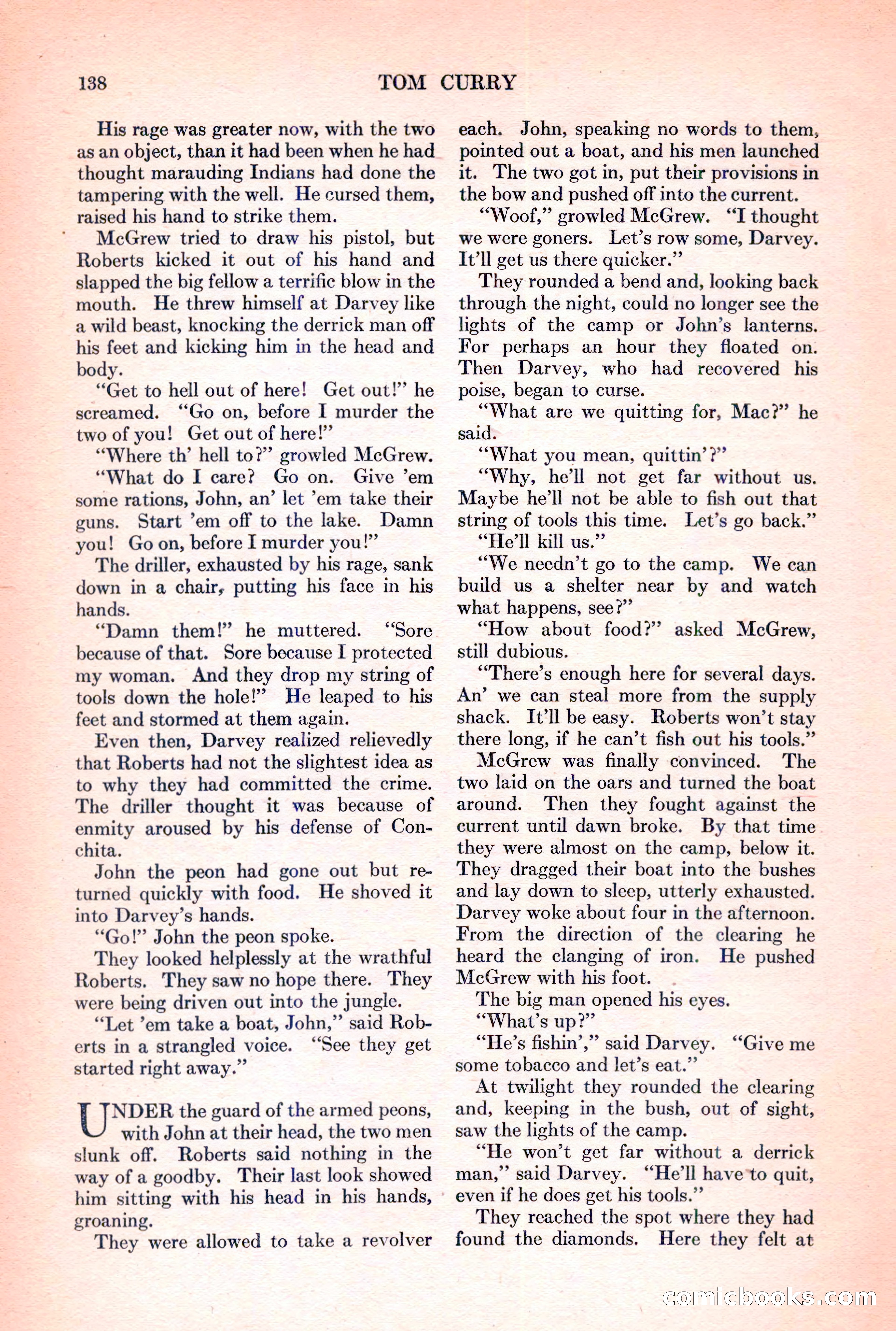 Adventure Magazine, March 15, 1928 — page 140 of 196
