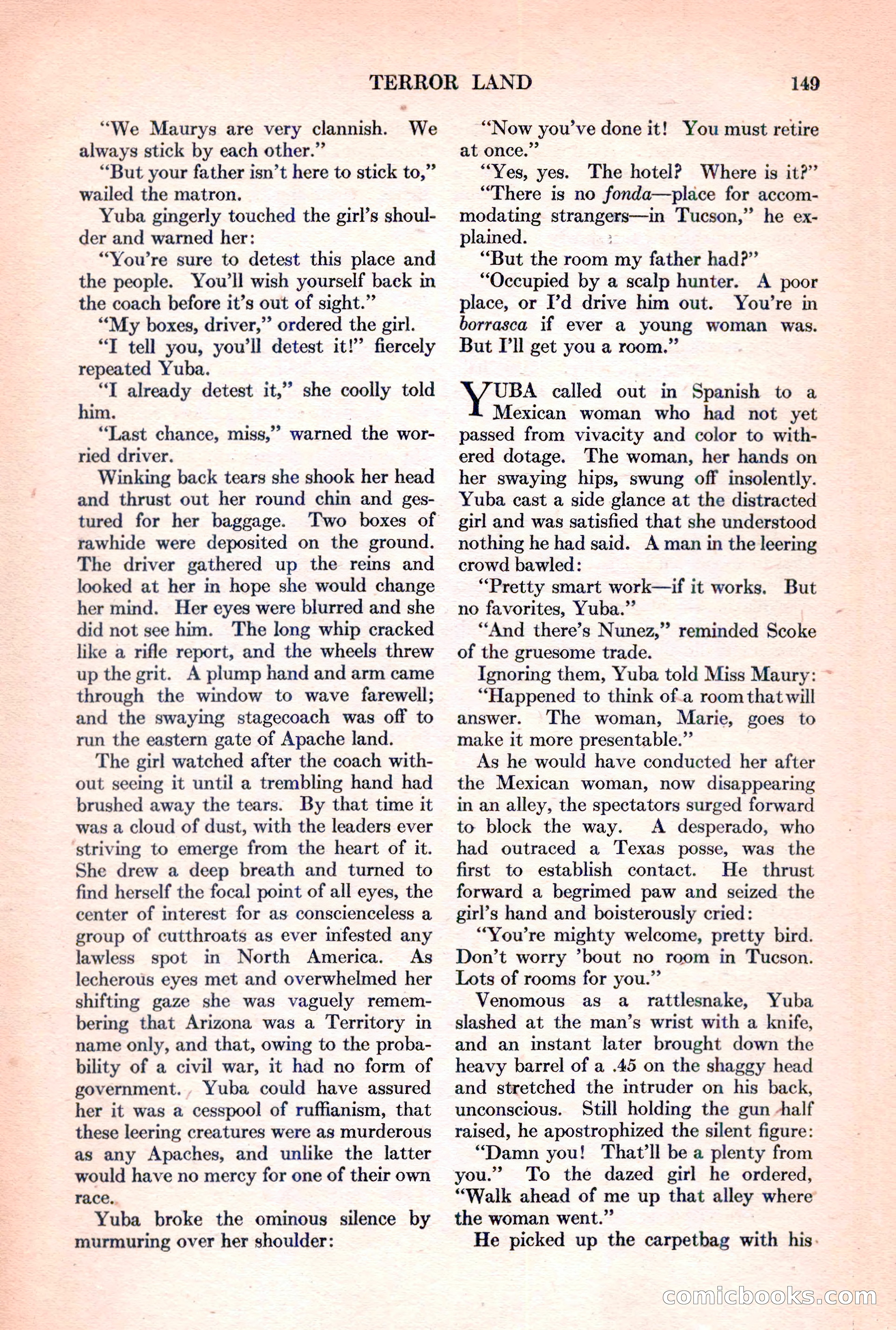 Adventure Magazine, March 15, 1928 — page 151 of 196