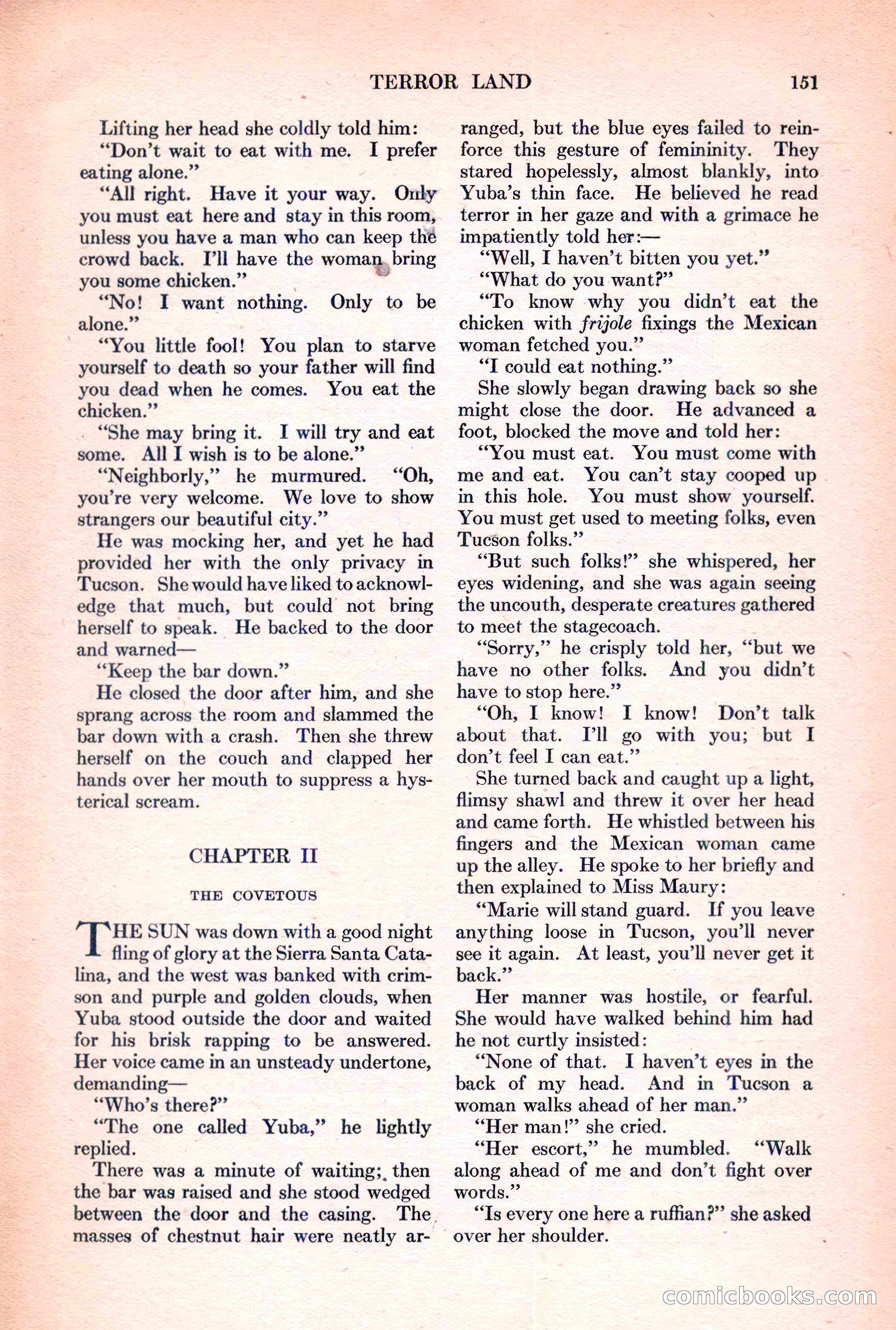 Adventure Magazine, March 15, 1928 — page 153 of 196