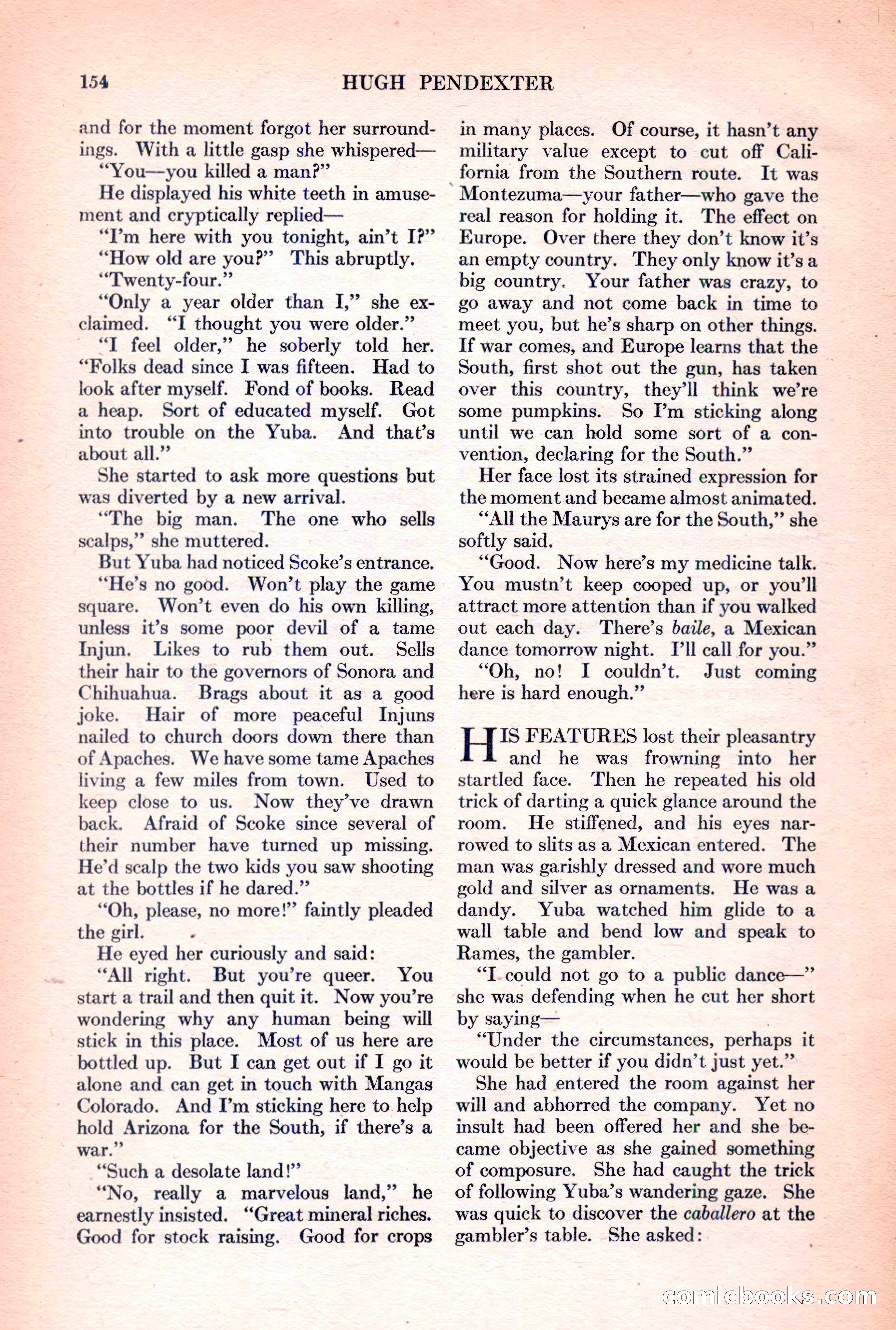 Adventure Magazine, March 15, 1928 — page 156 of 196