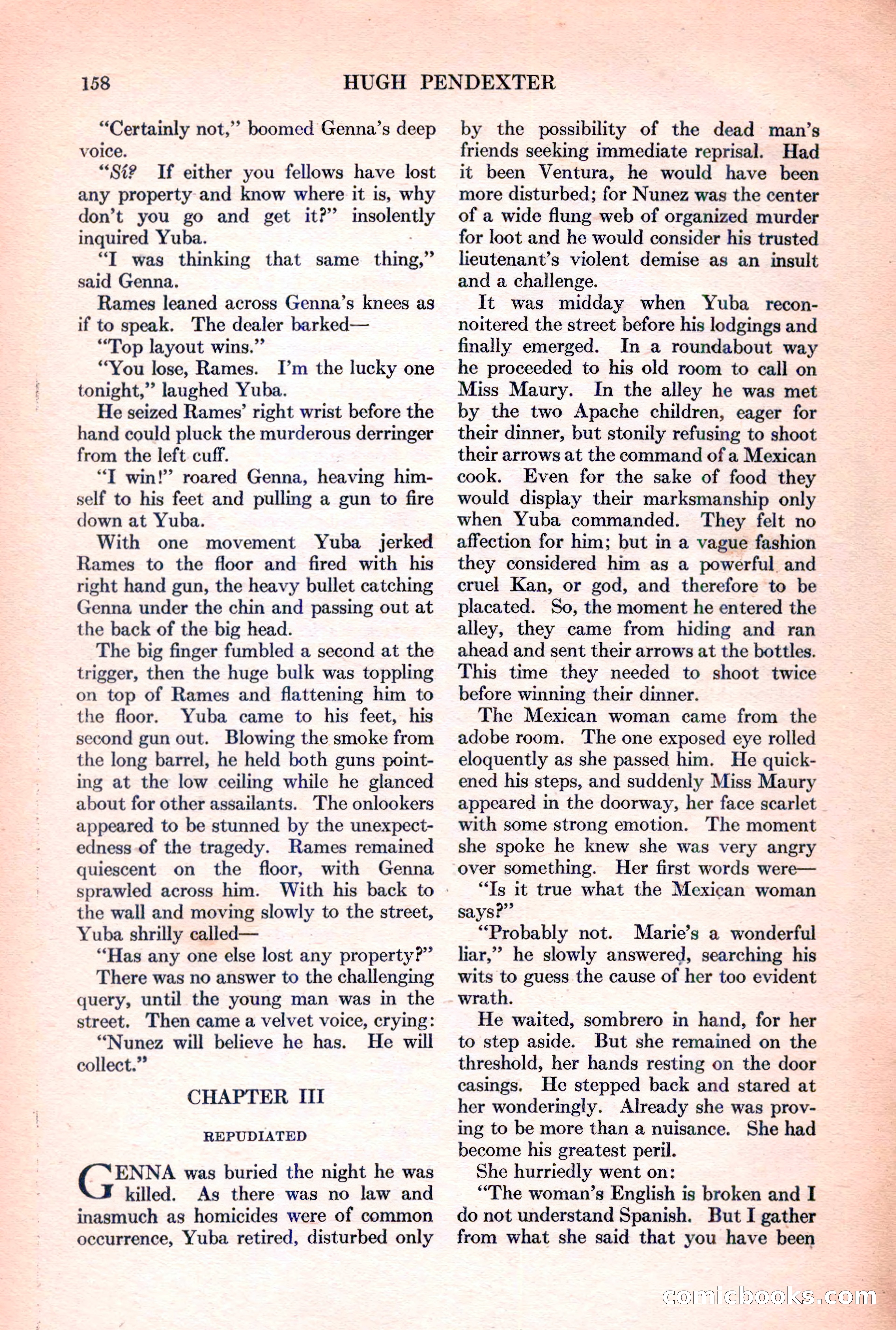Adventure Magazine, March 15, 1928 — page 160 of 196