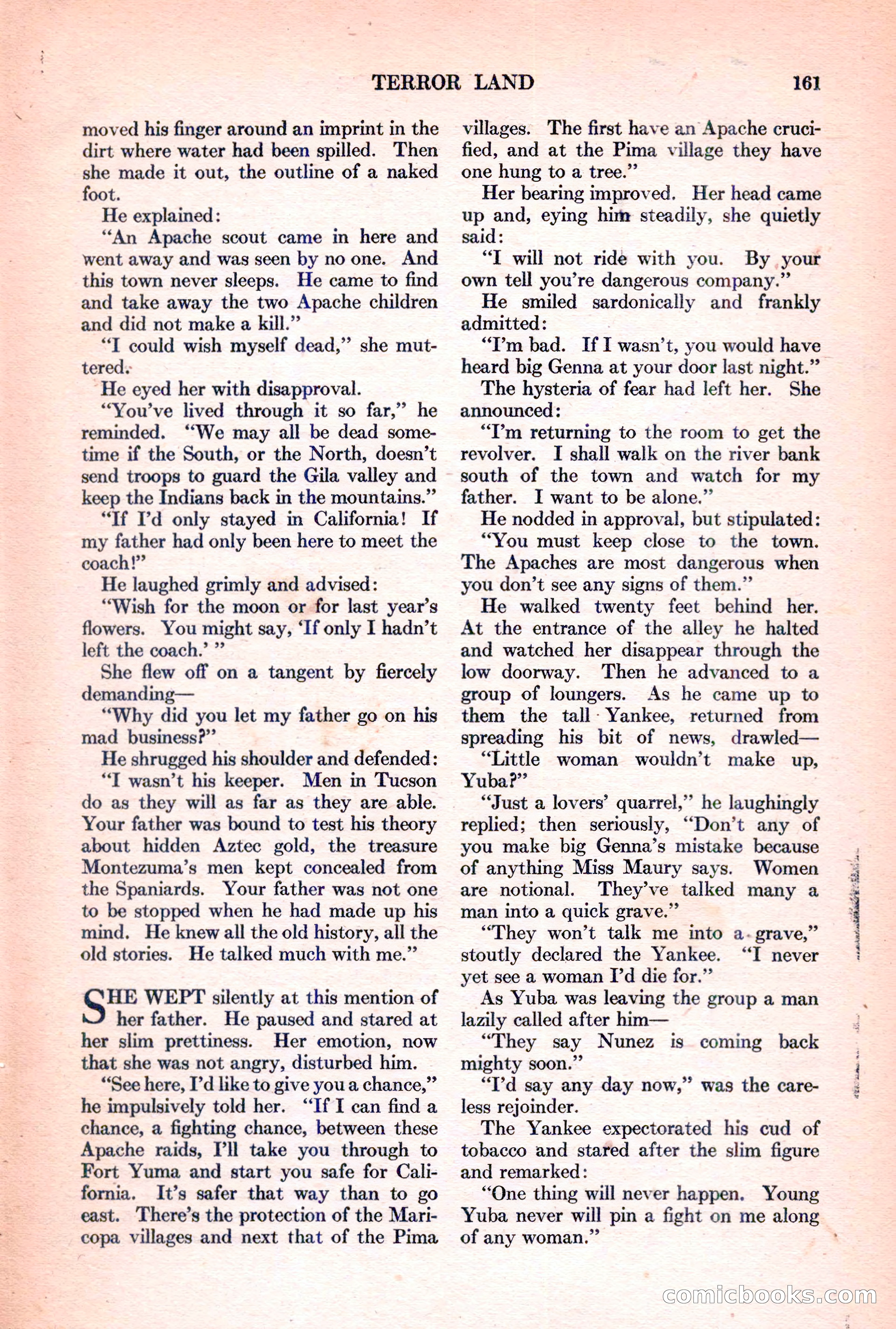 Adventure Magazine, March 15, 1928 — page 163 of 196
