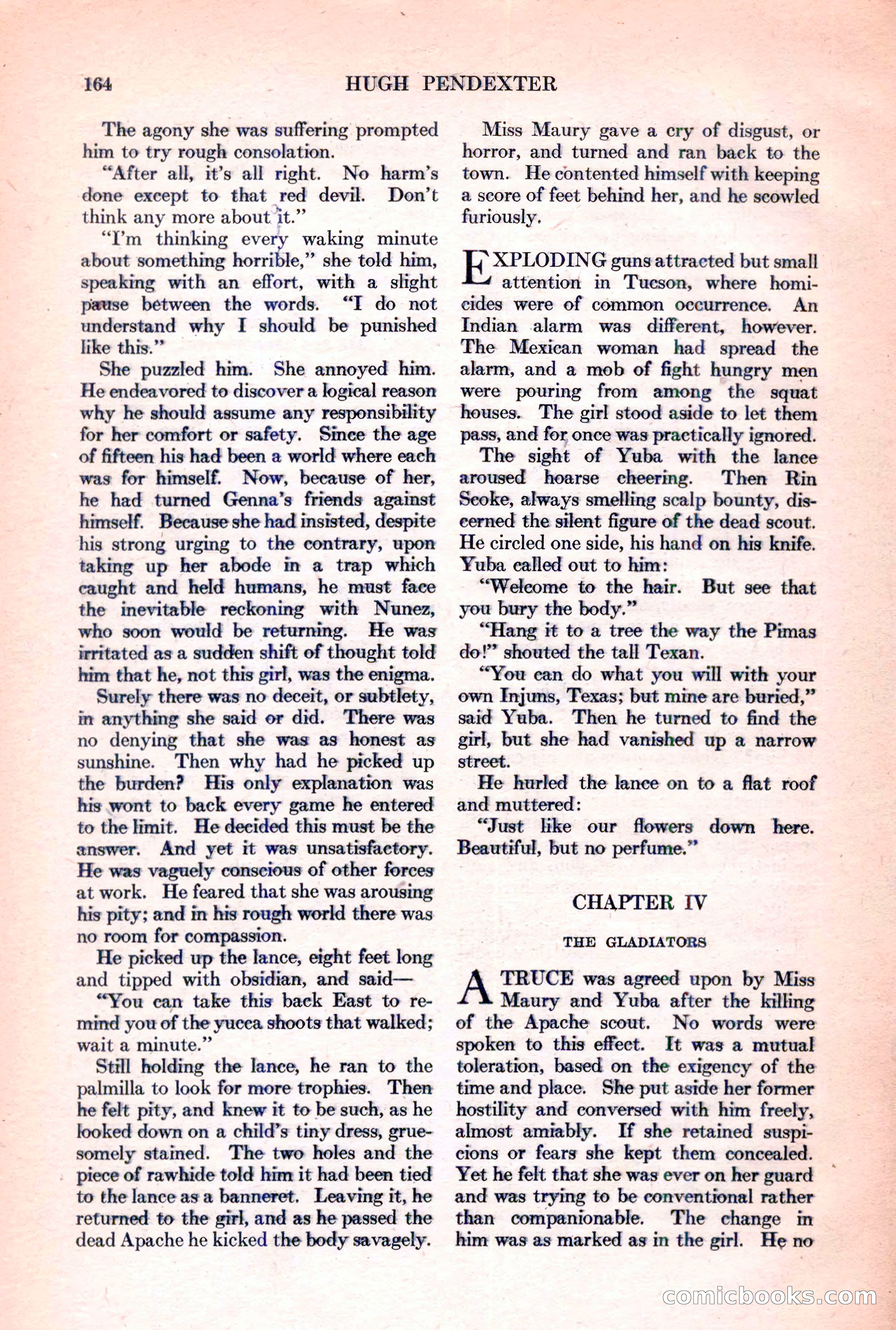 Adventure Magazine, March 15, 1928 — page 166 of 196