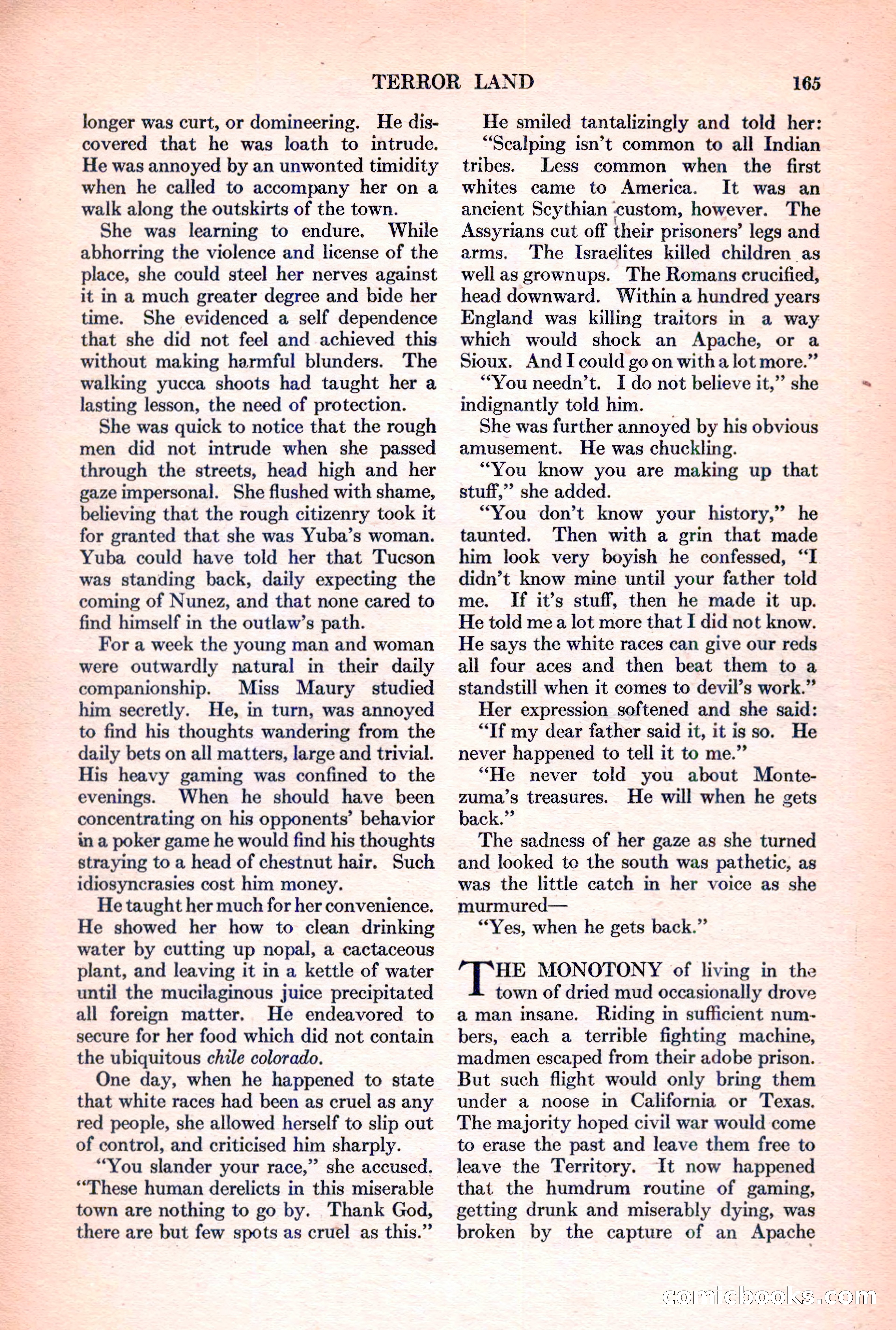 Adventure Magazine, March 15, 1928 — page 167 of 196