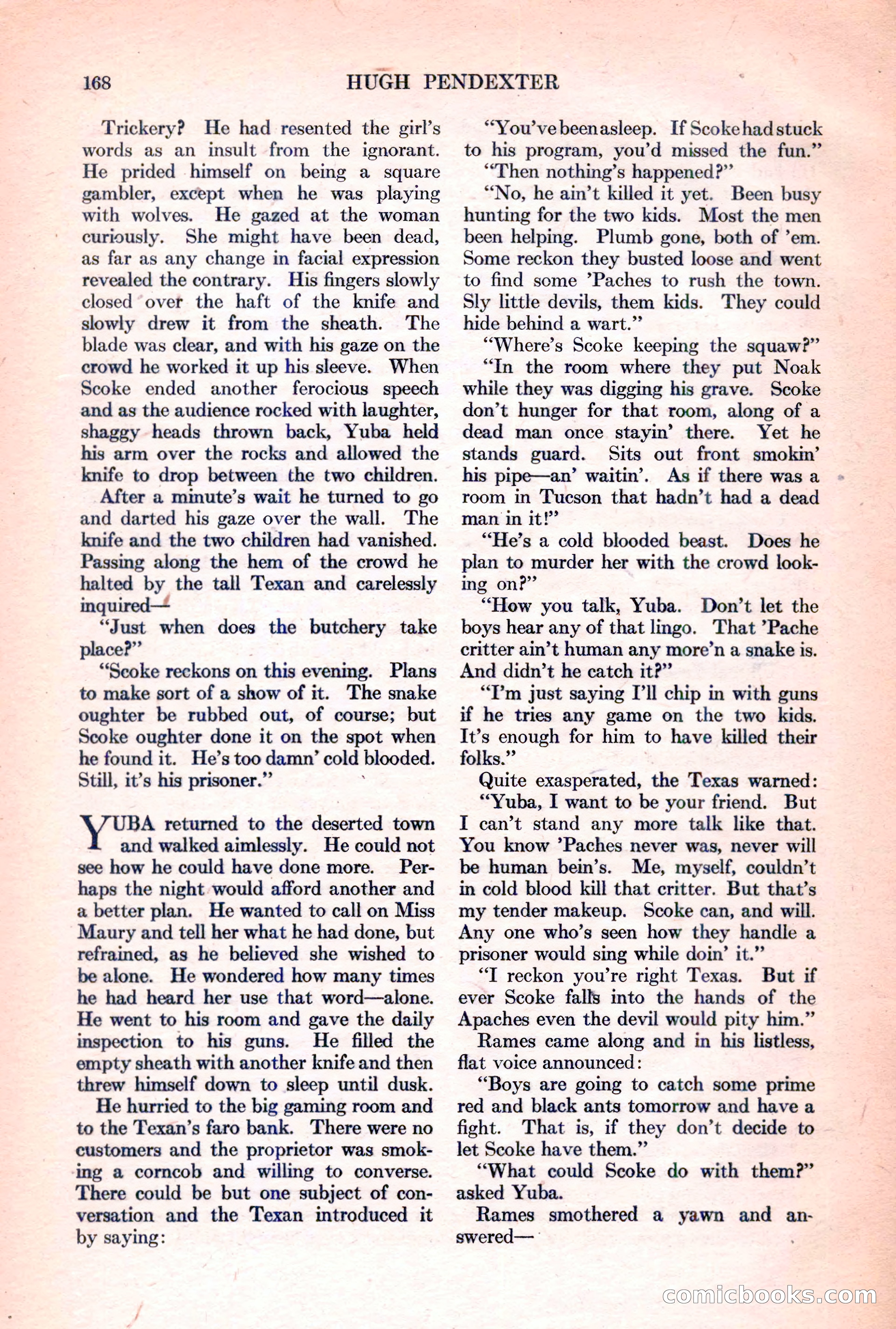Adventure Magazine, March 15, 1928 — page 170 of 196