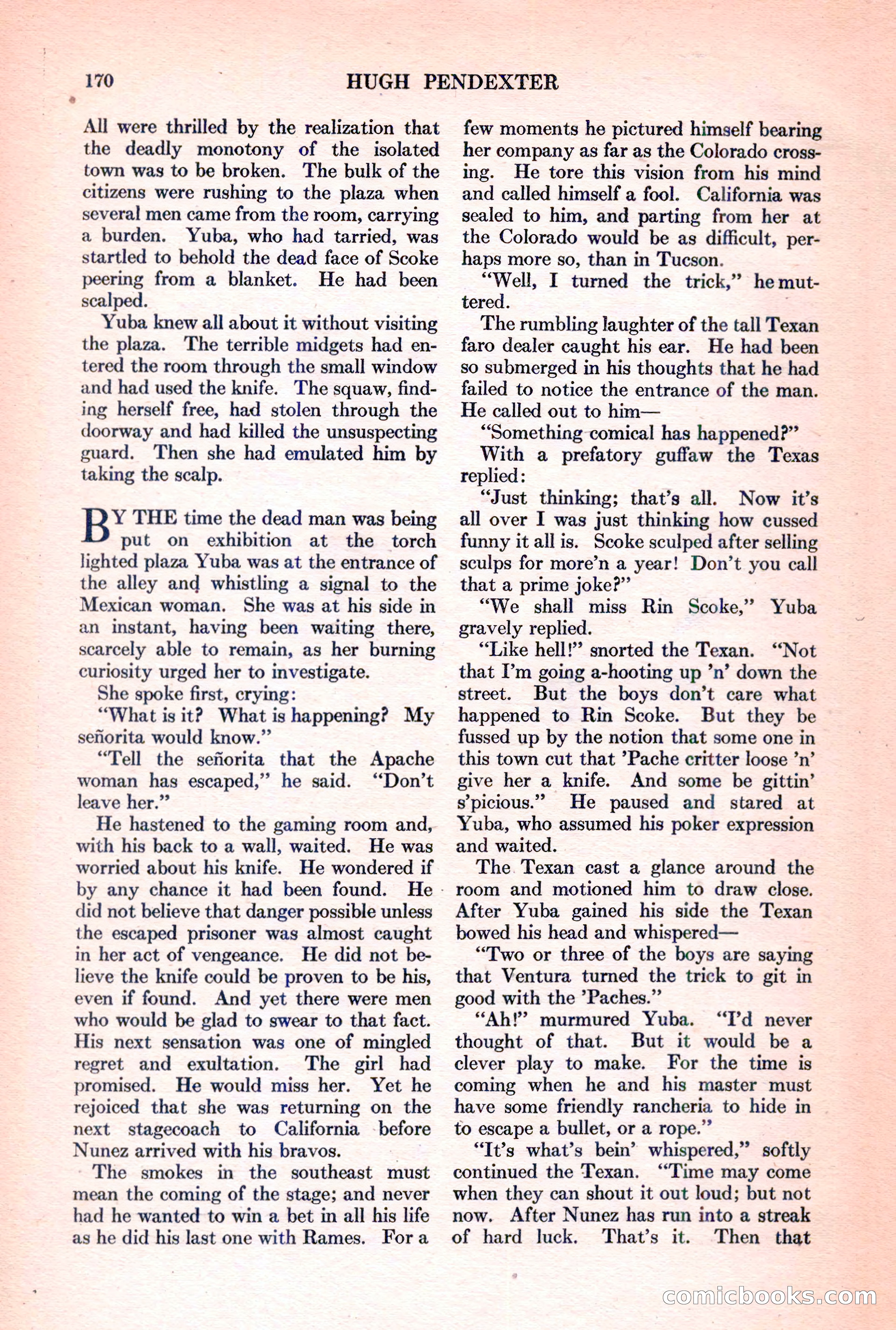 Adventure Magazine, March 15, 1928 — page 172 of 196