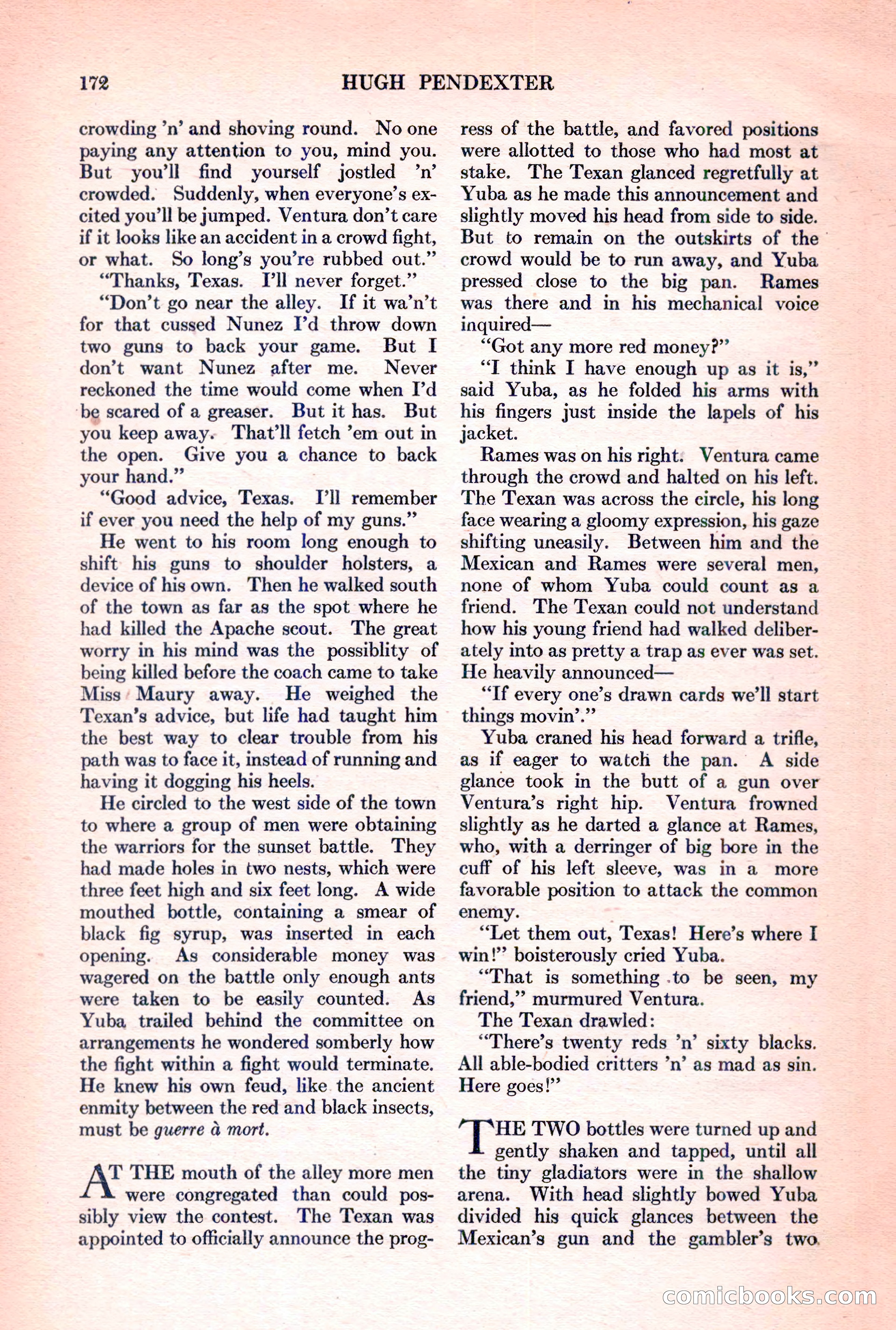 Adventure Magazine, March 15, 1928 — page 174 of 196