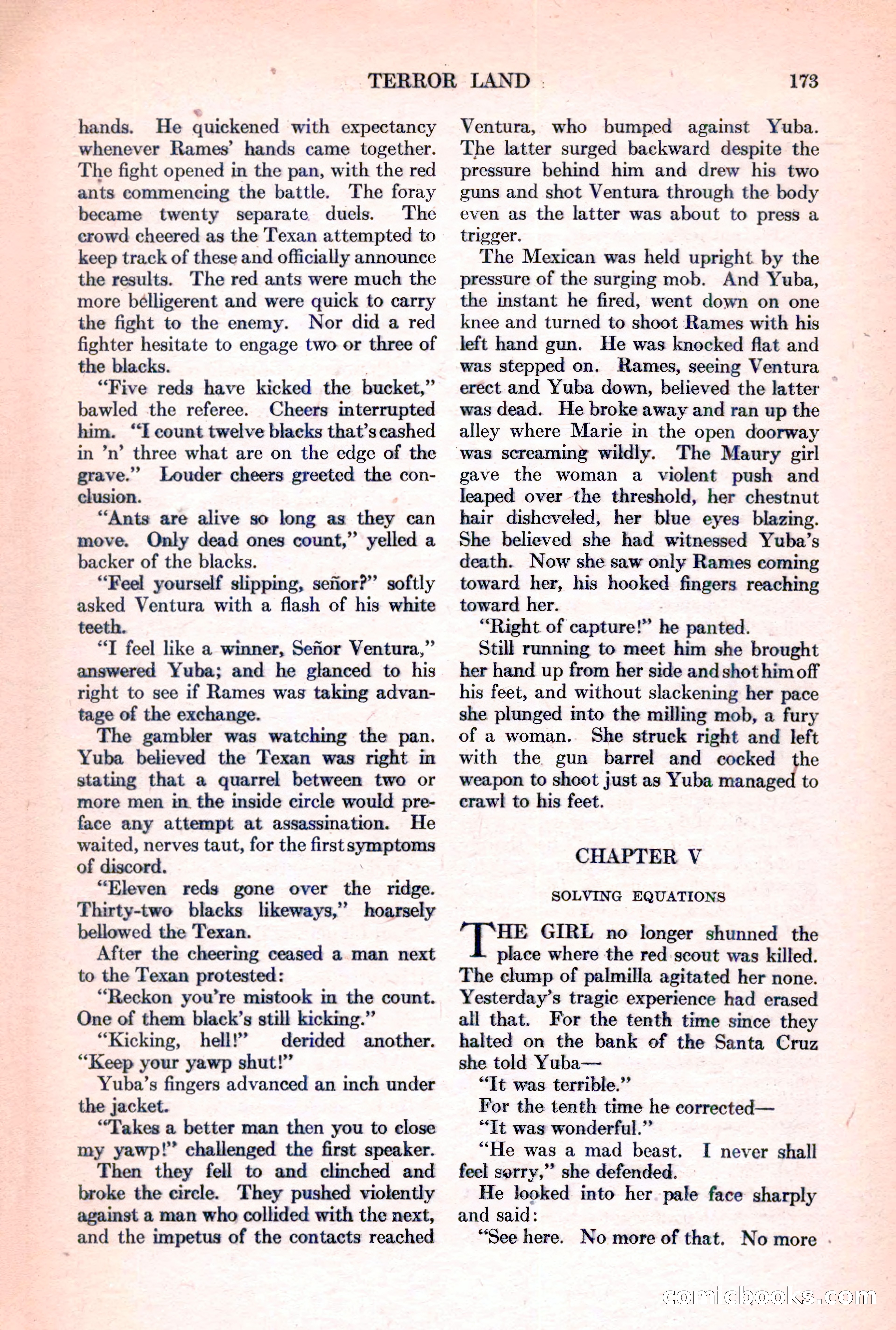 Adventure Magazine, March 15, 1928 — page 175 of 196