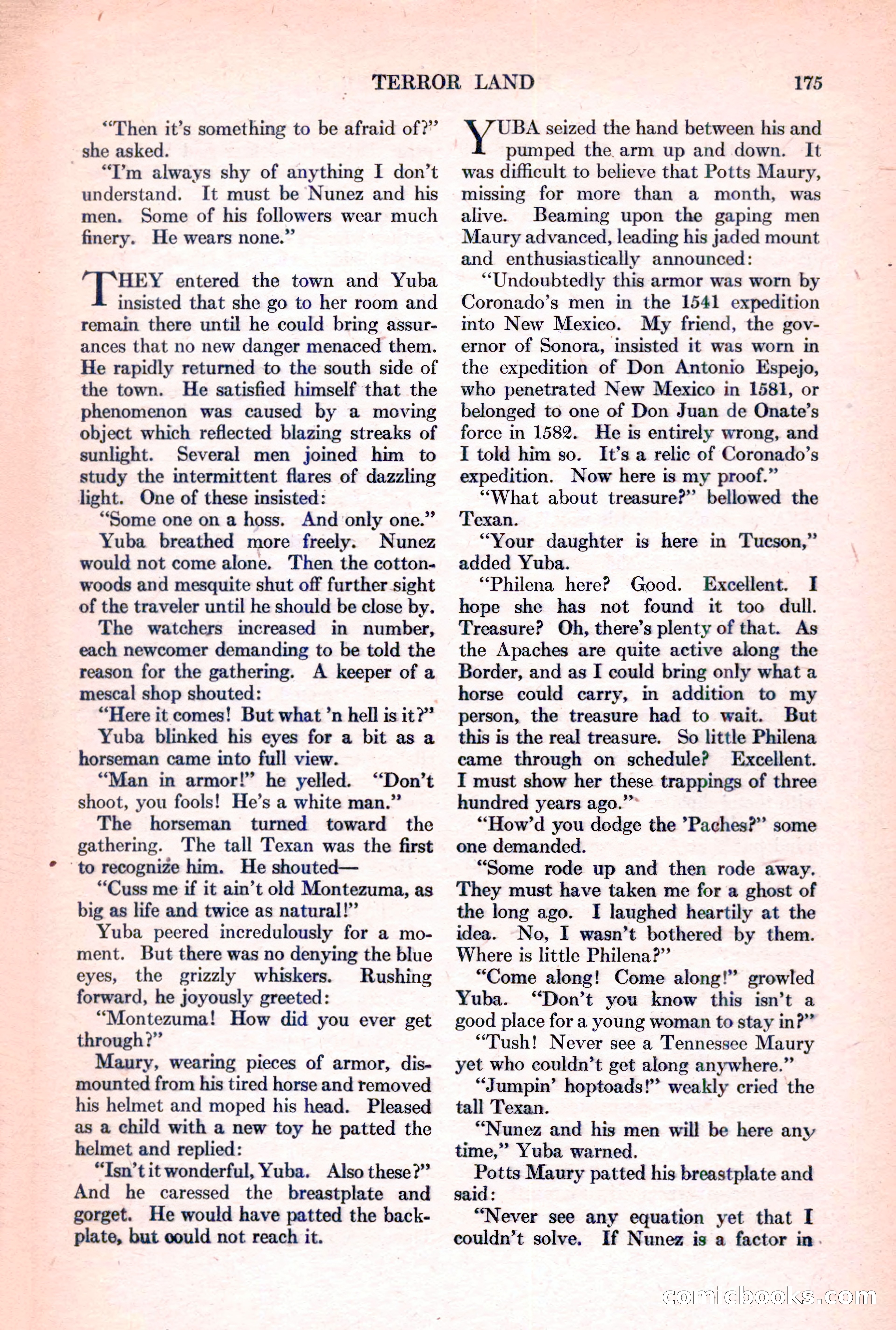 Adventure Magazine, March 15, 1928 — page 177 of 196