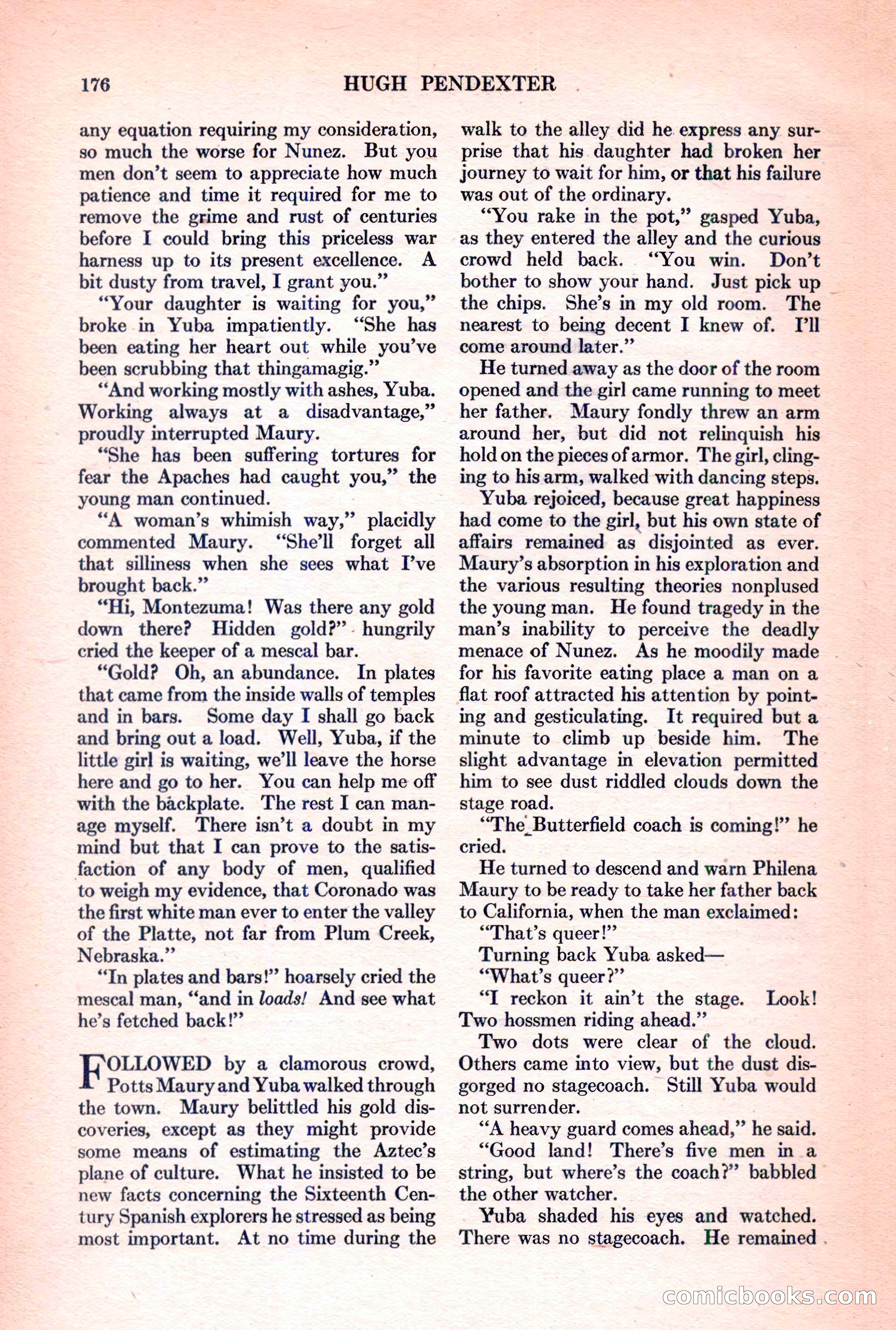 Adventure Magazine, March 15, 1928 — page 178 of 196
