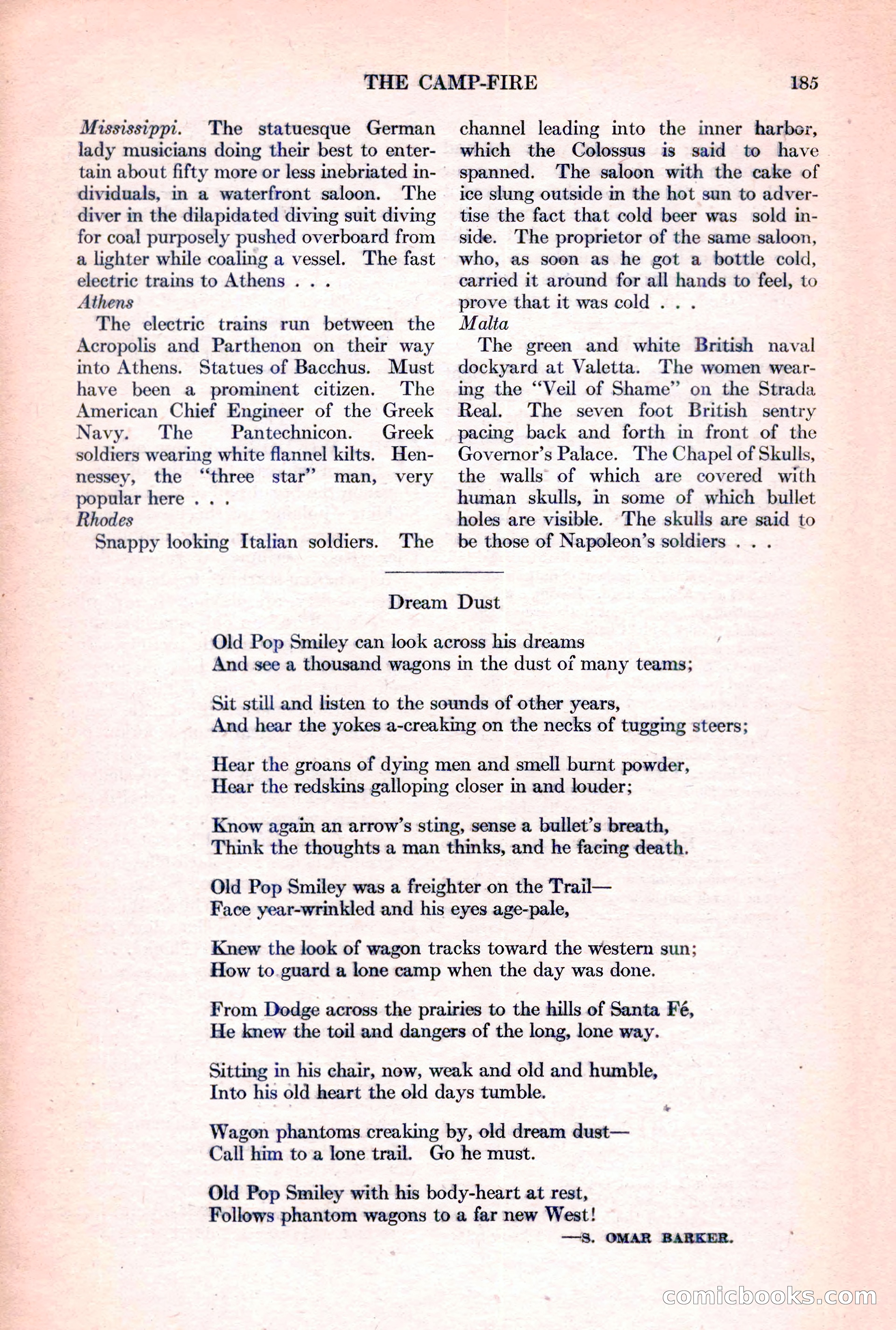 Adventure Magazine, March 15, 1928 — page 187 of 196