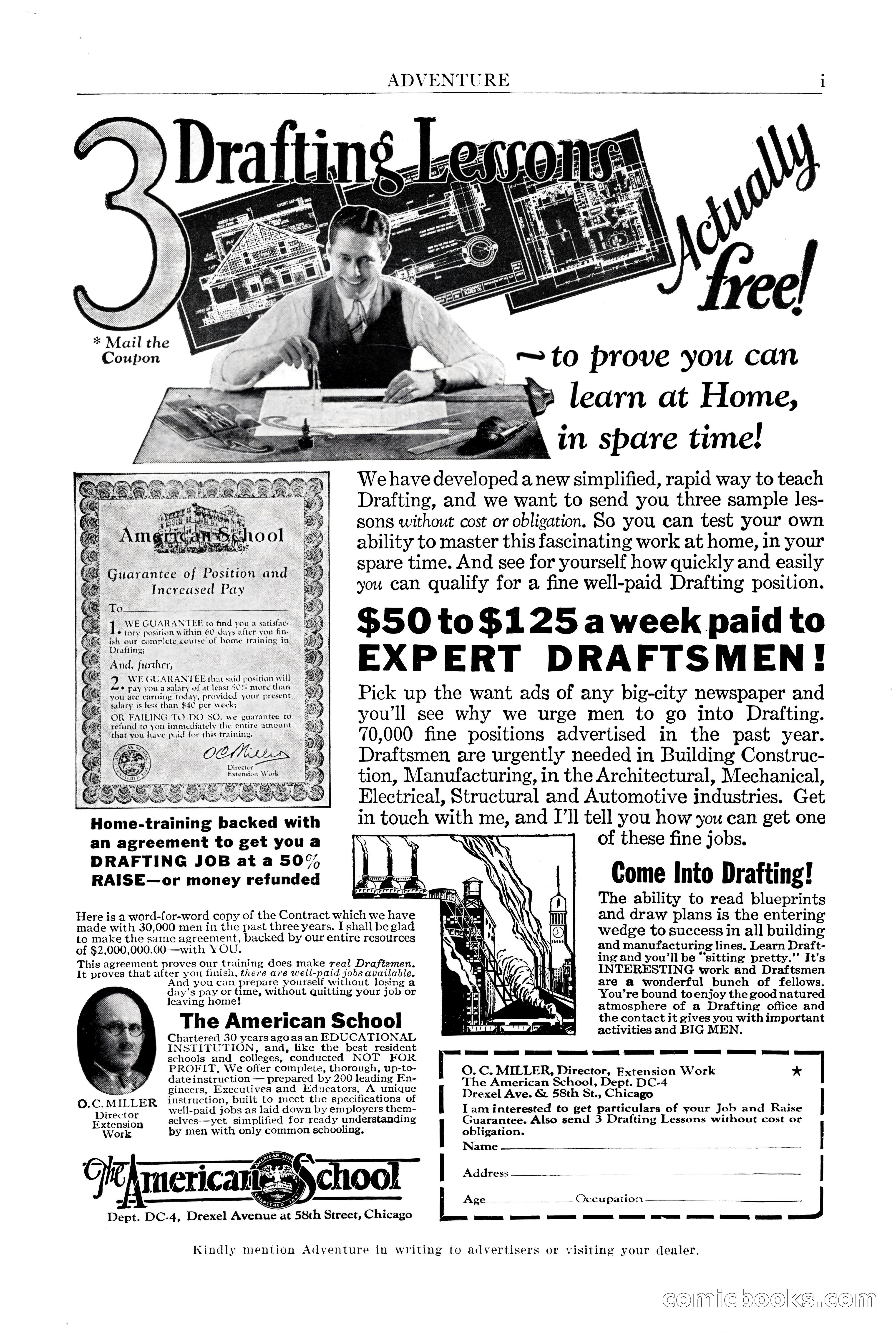 Adventure Magazine, August 1st, 1928 — page 3 of 204