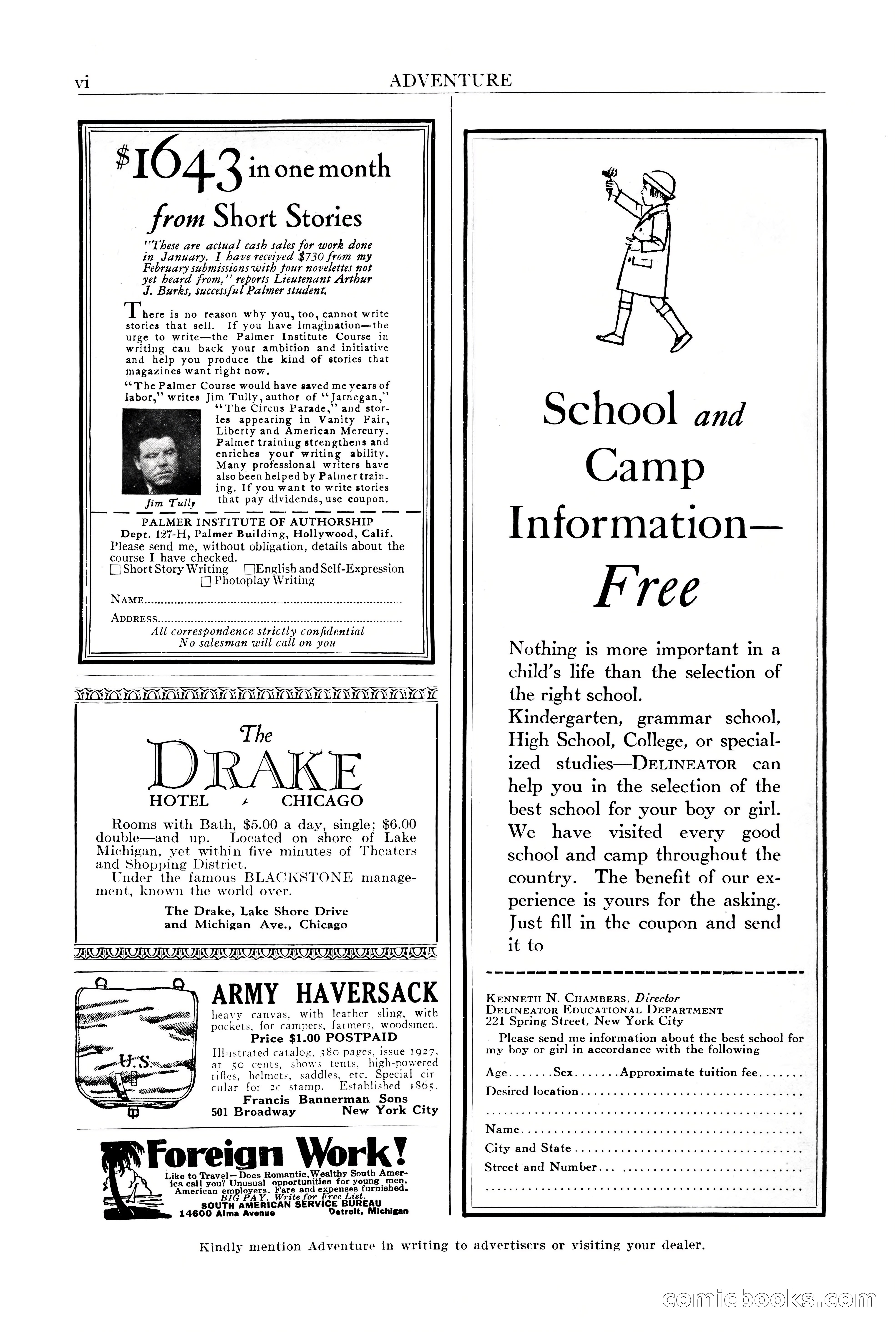 Adventure Magazine, August 1st, 1928 — page 8 of 204