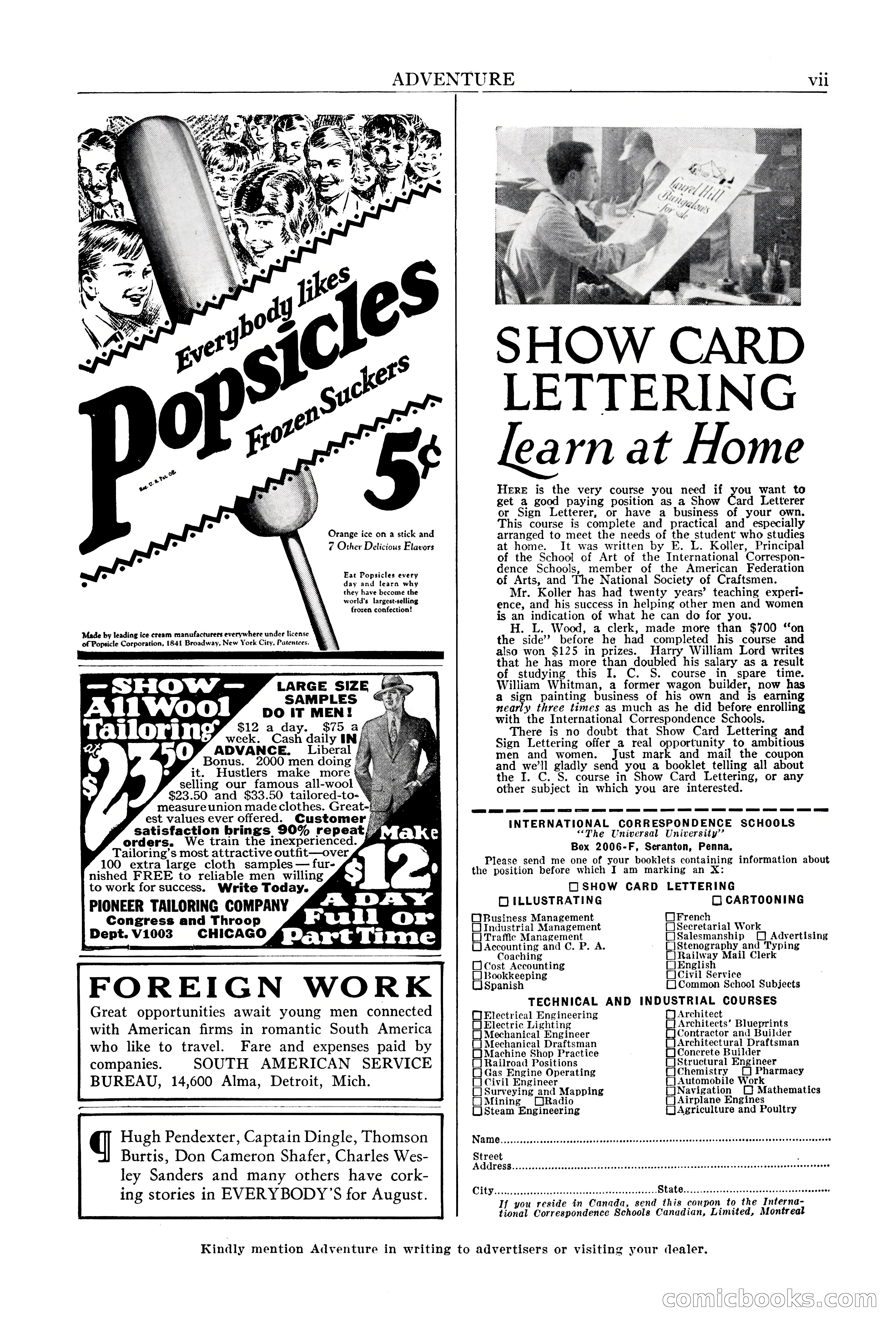 Adventure Magazine, August 1st, 1928 — page 9 of 204