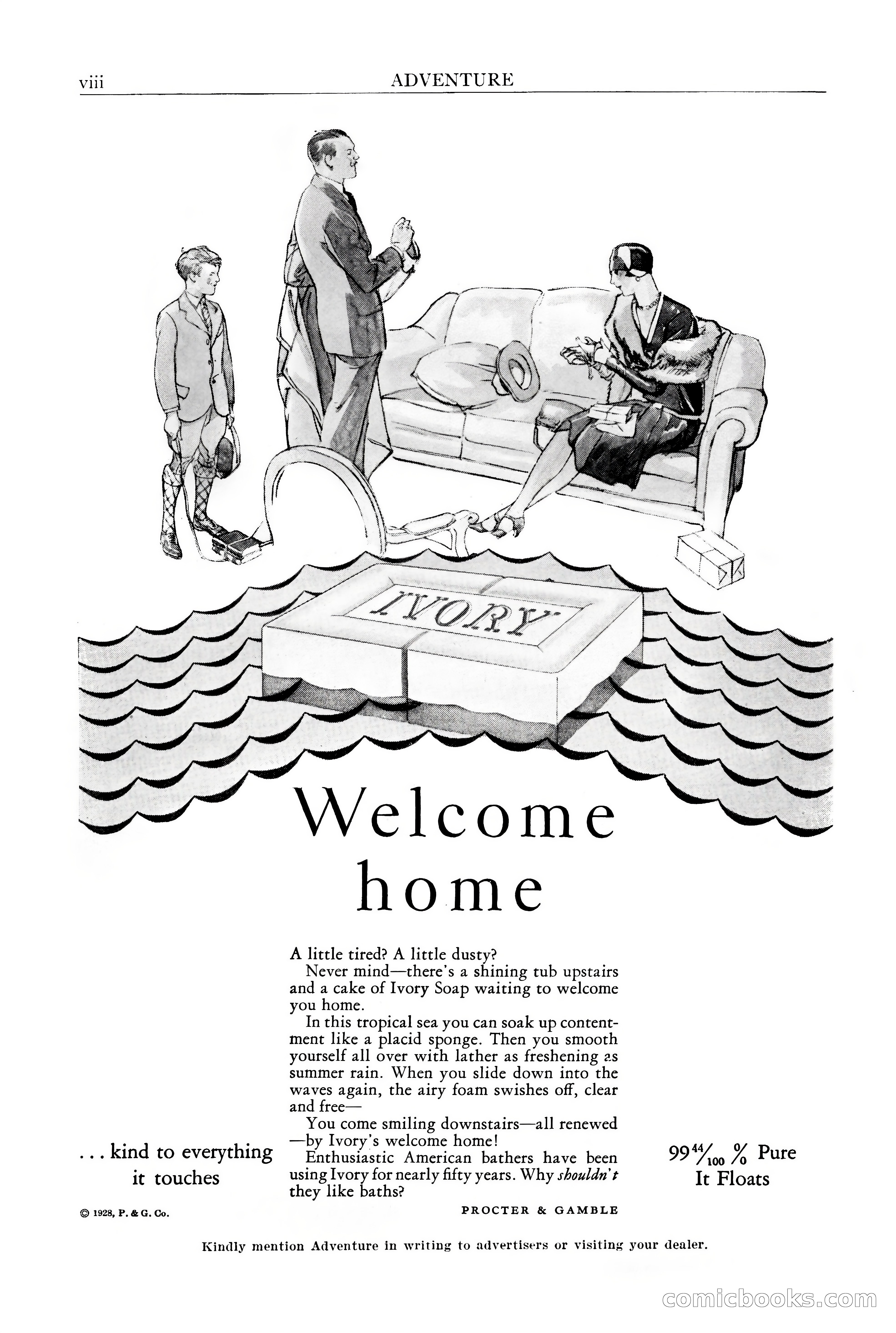 Adventure Magazine, August 1st, 1928 — page 10 of 204