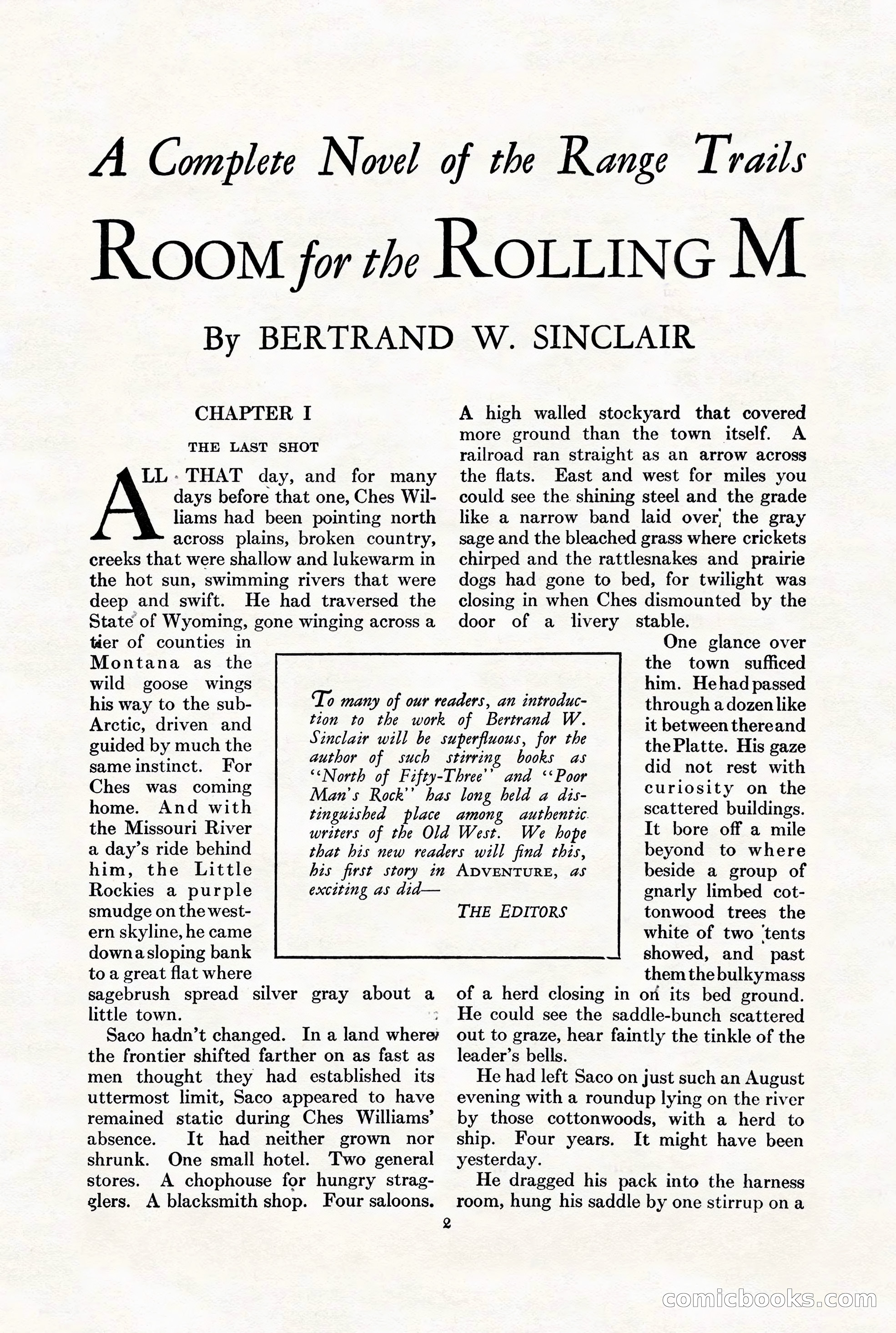 Adventure Magazine, August 1st, 1928 — page 12 of 204