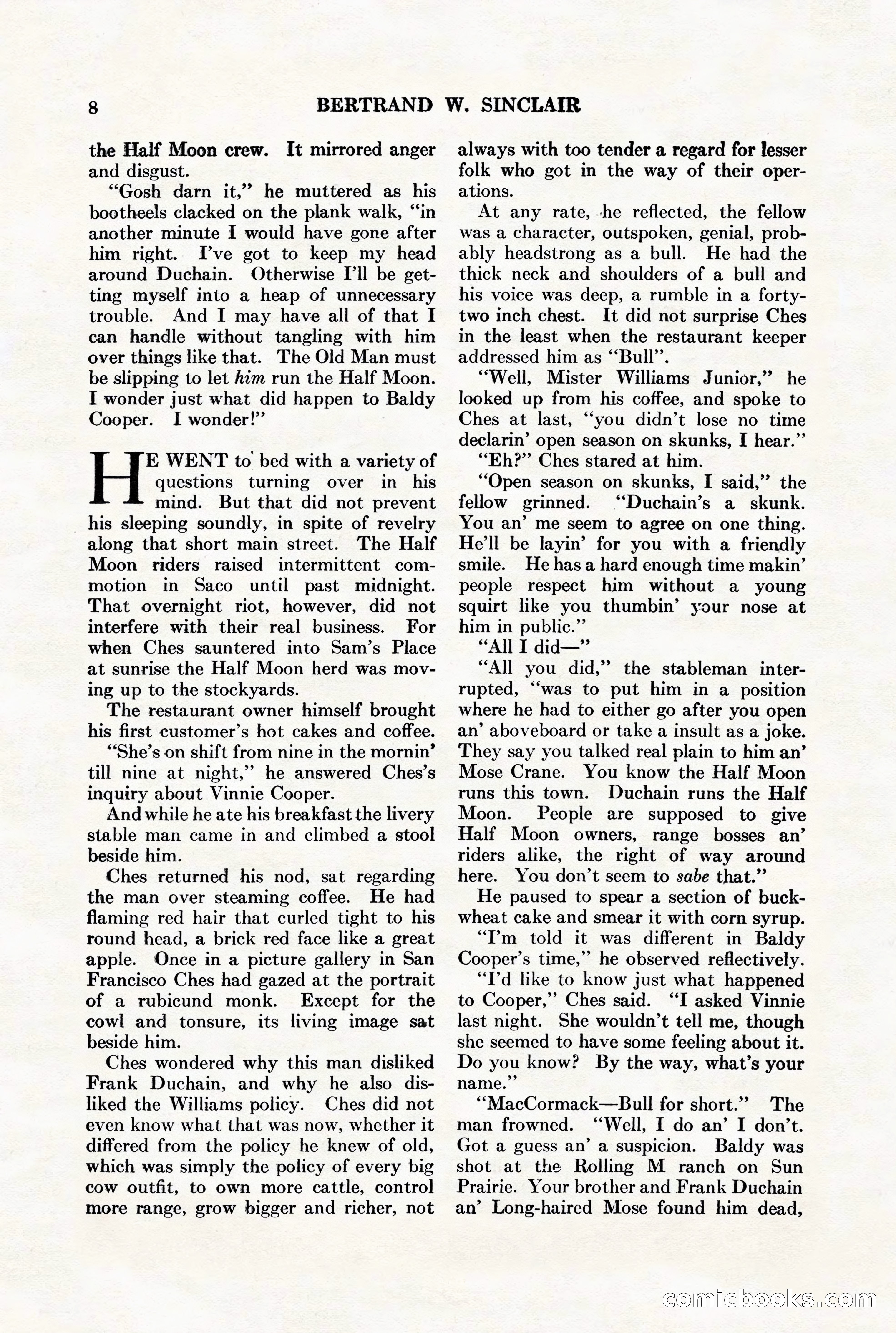 Adventure Magazine, August 1st, 1928 — page 18 of 204