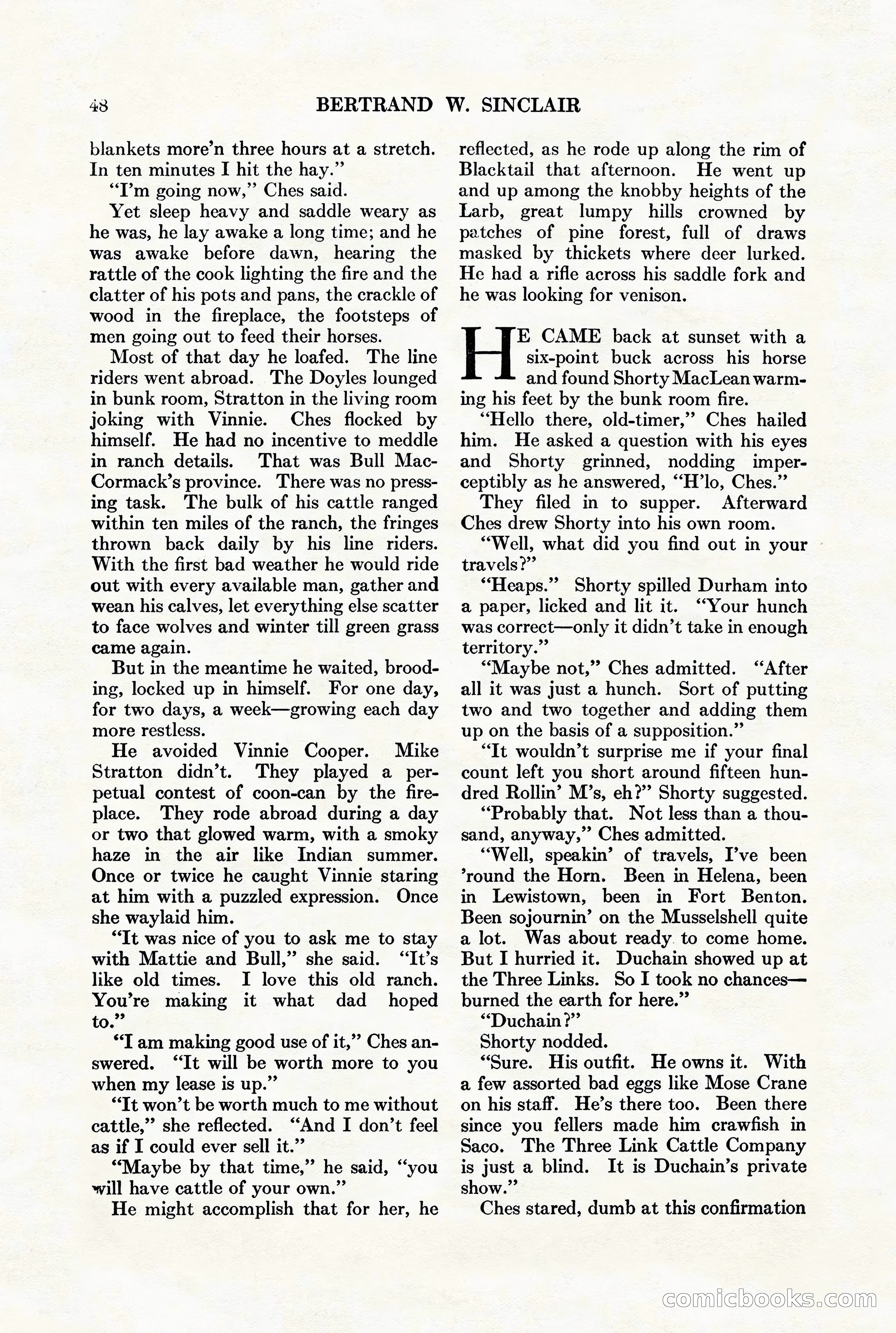 Adventure Magazine, August 1st, 1928 — page 58 of 204