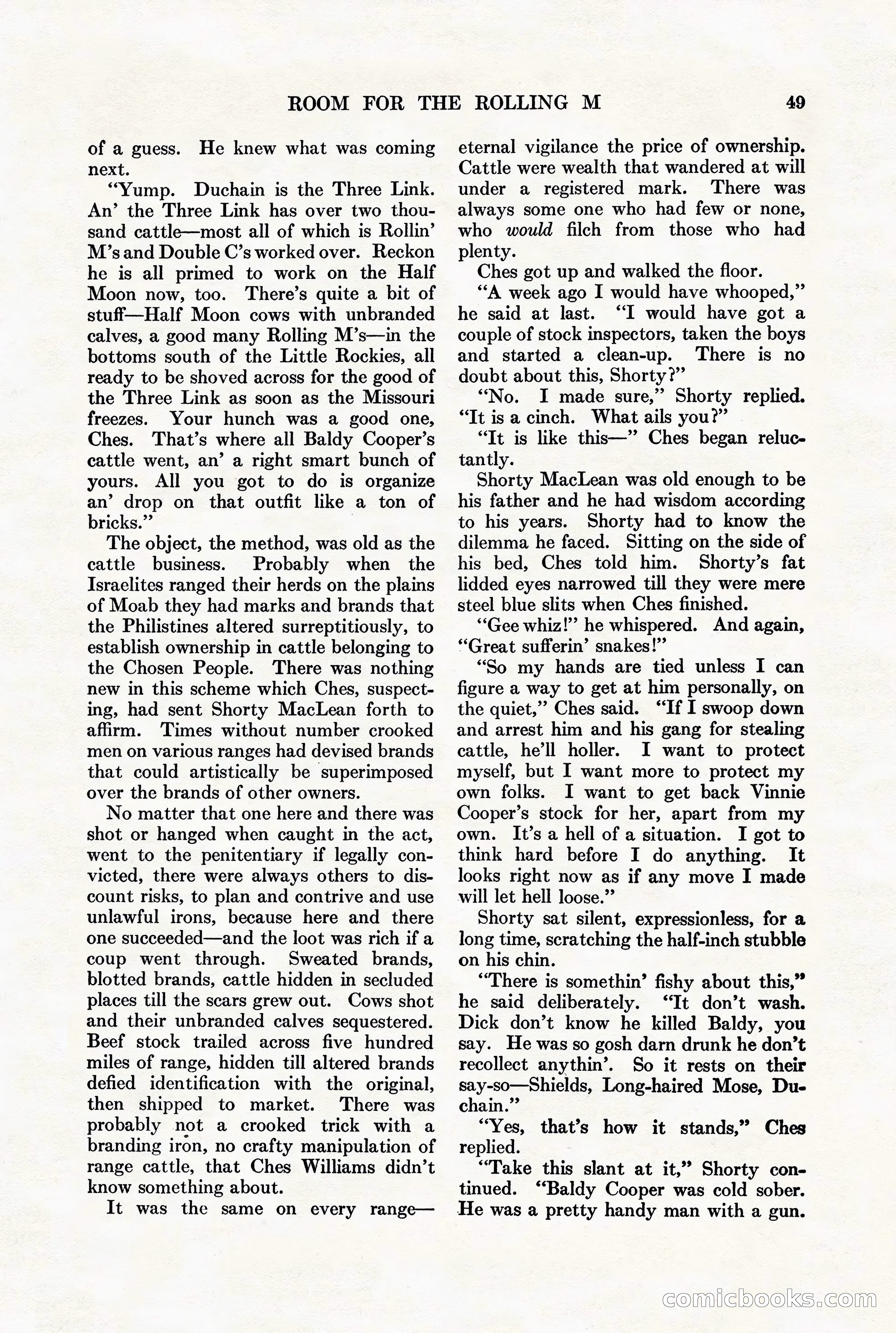 Adventure Magazine, August 1st, 1928 — page 59 of 204