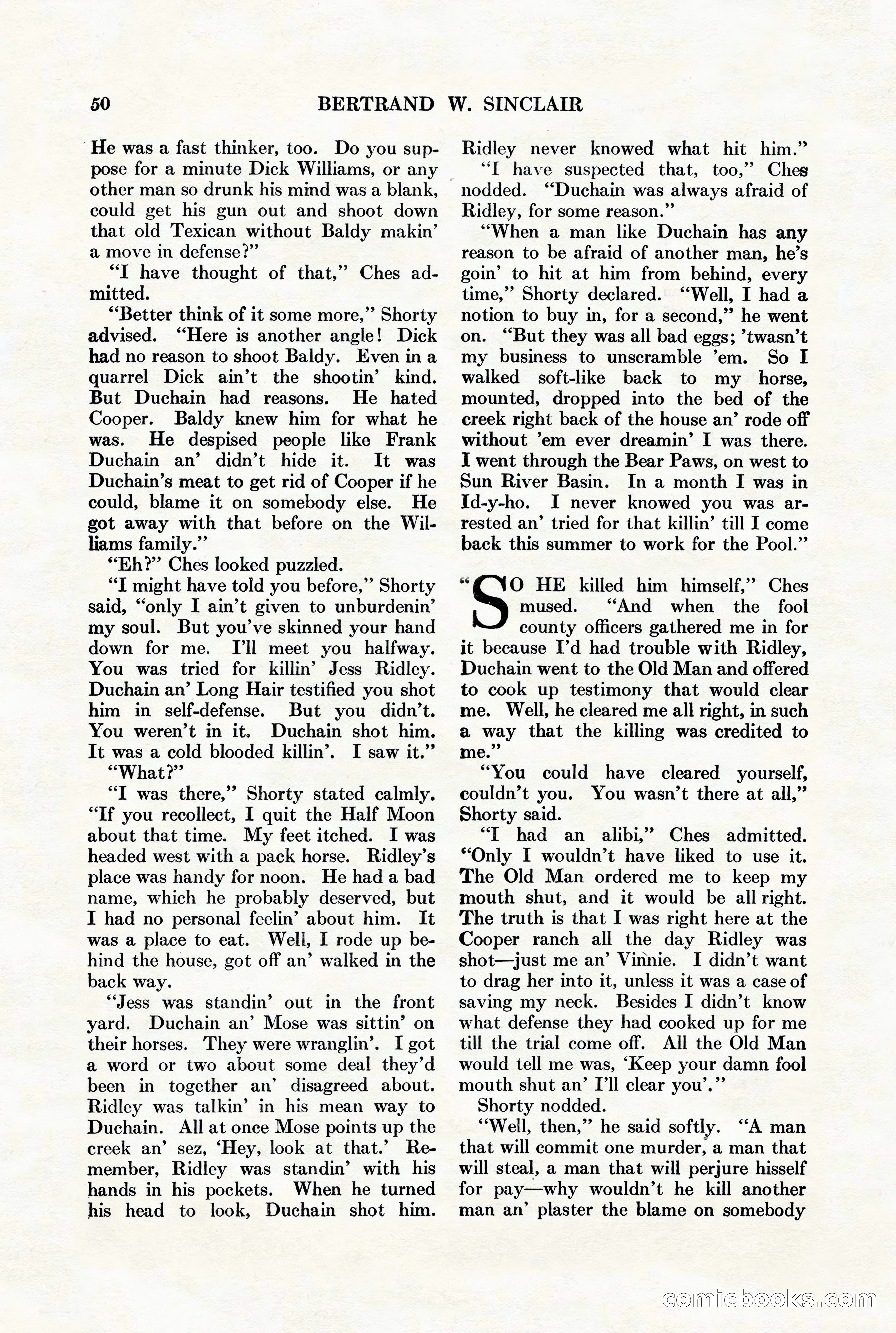 Adventure Magazine, August 1st, 1928 — page 60 of 204