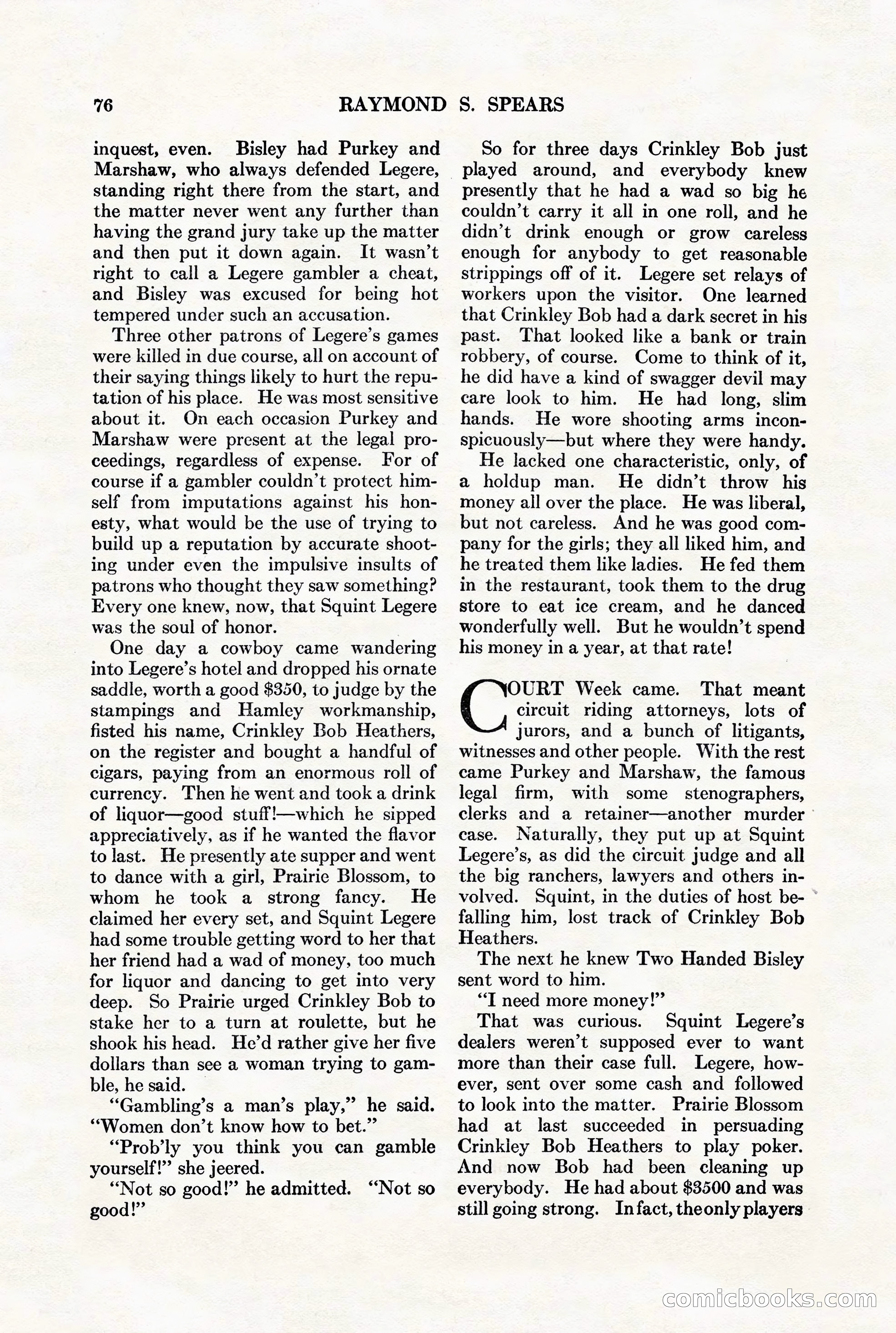 Adventure Magazine, August 1st, 1928 — page 86 of 204