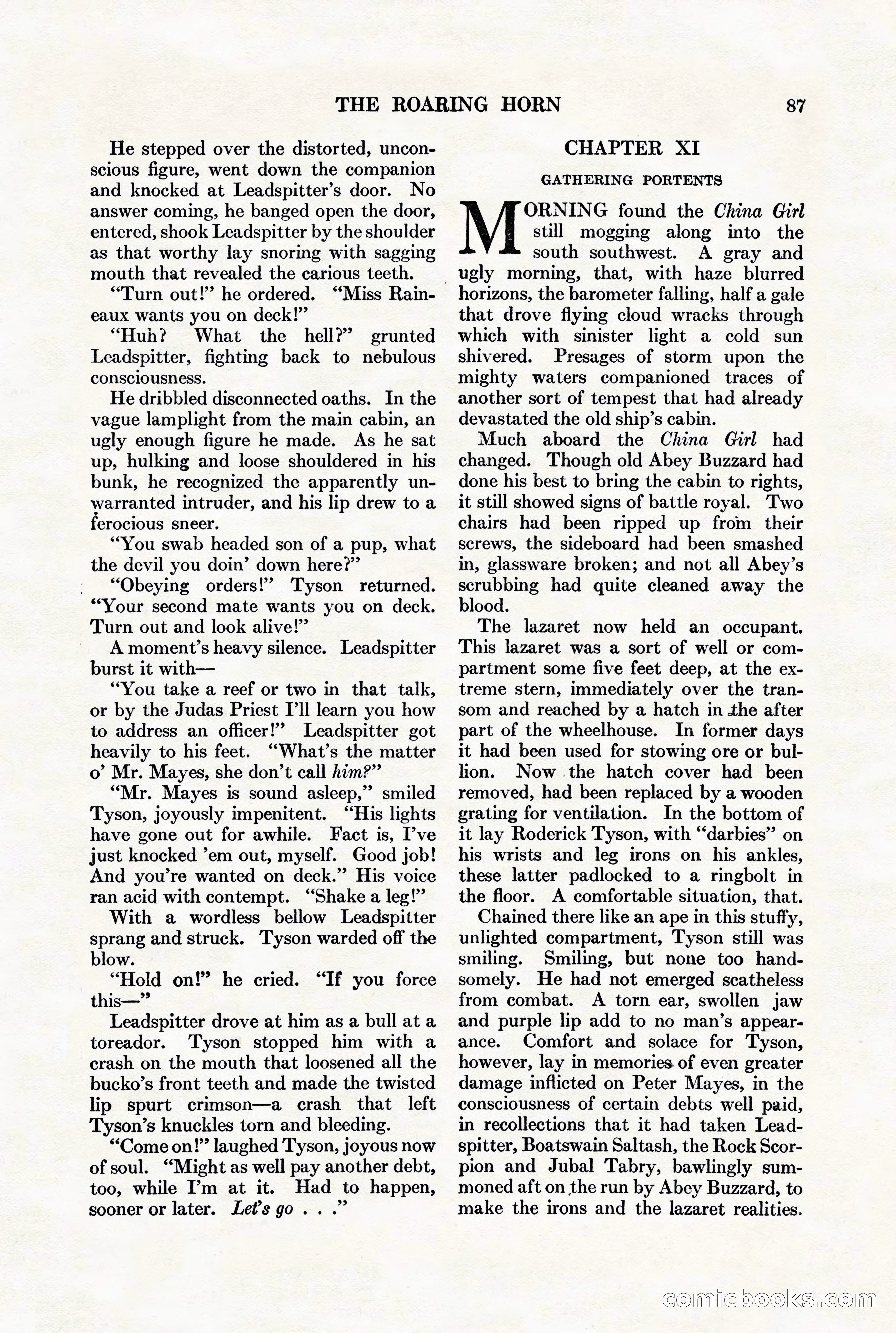 Adventure Magazine, August 1st, 1928 — page 97 of 204