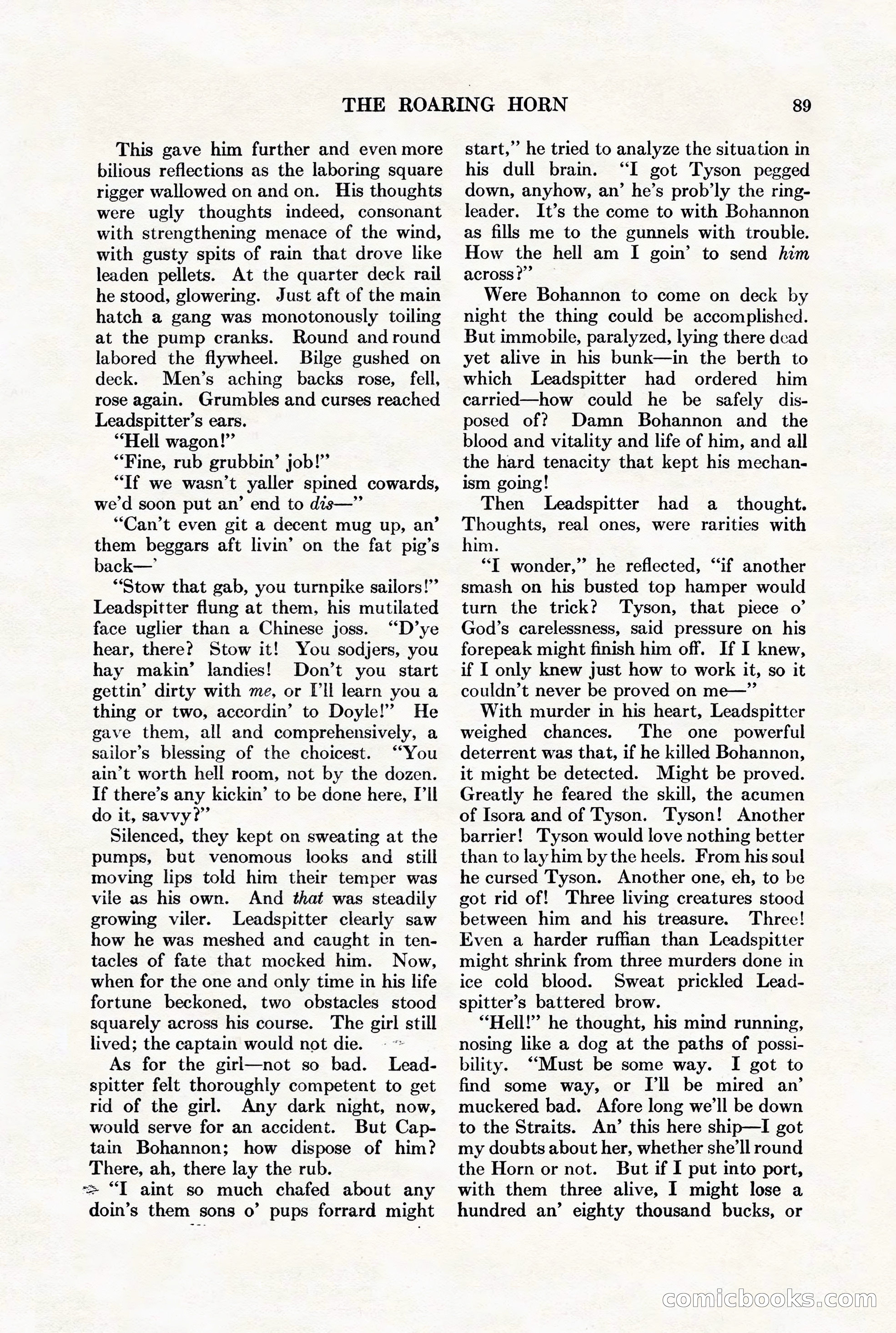 Adventure Magazine, August 1st, 1928 — page 99 of 204