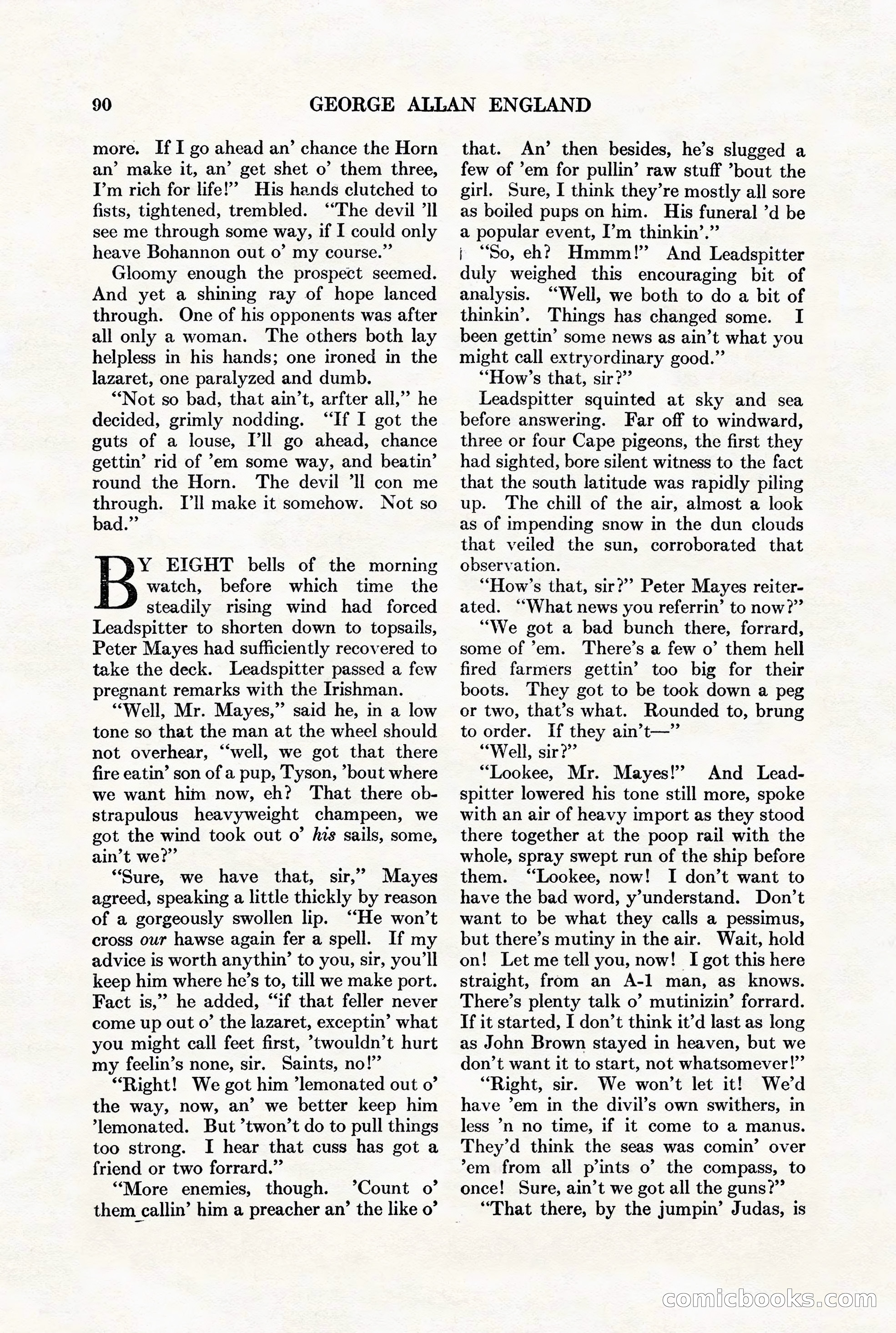 Adventure Magazine, August 1st, 1928 — page 100 of 204