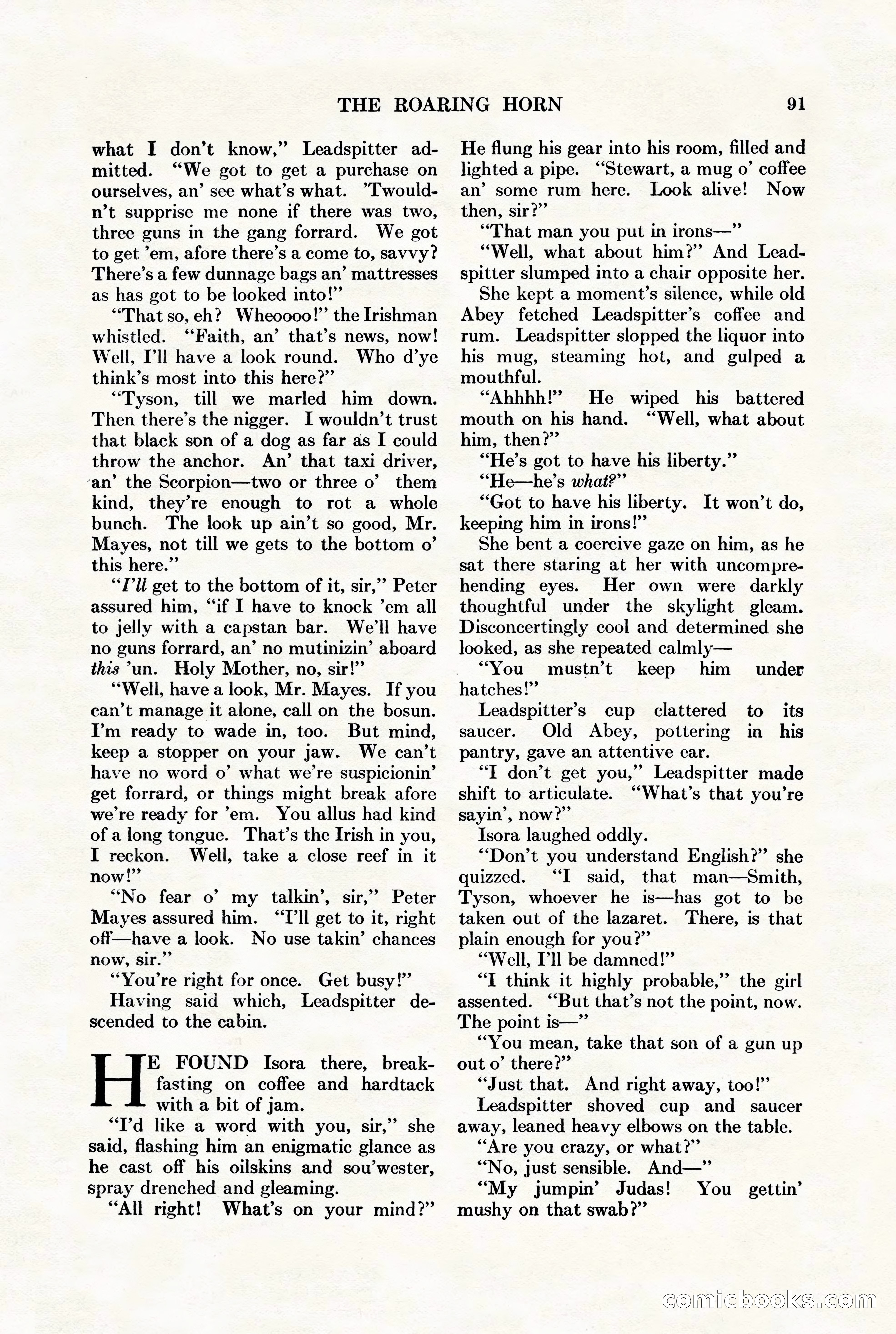 Adventure Magazine, August 1st, 1928 — page 101 of 204