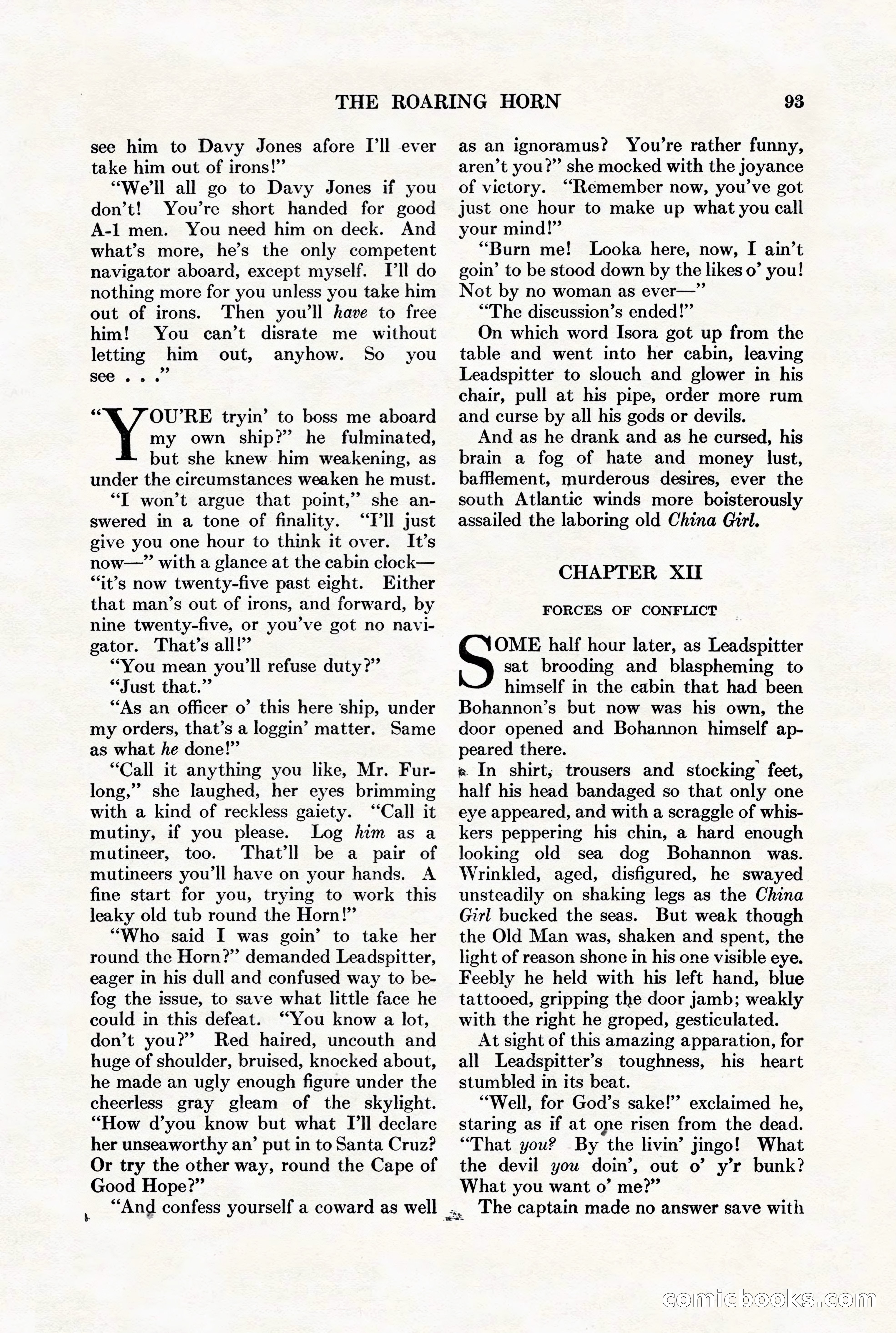 Adventure Magazine, August 1st, 1928 — page 103 of 204