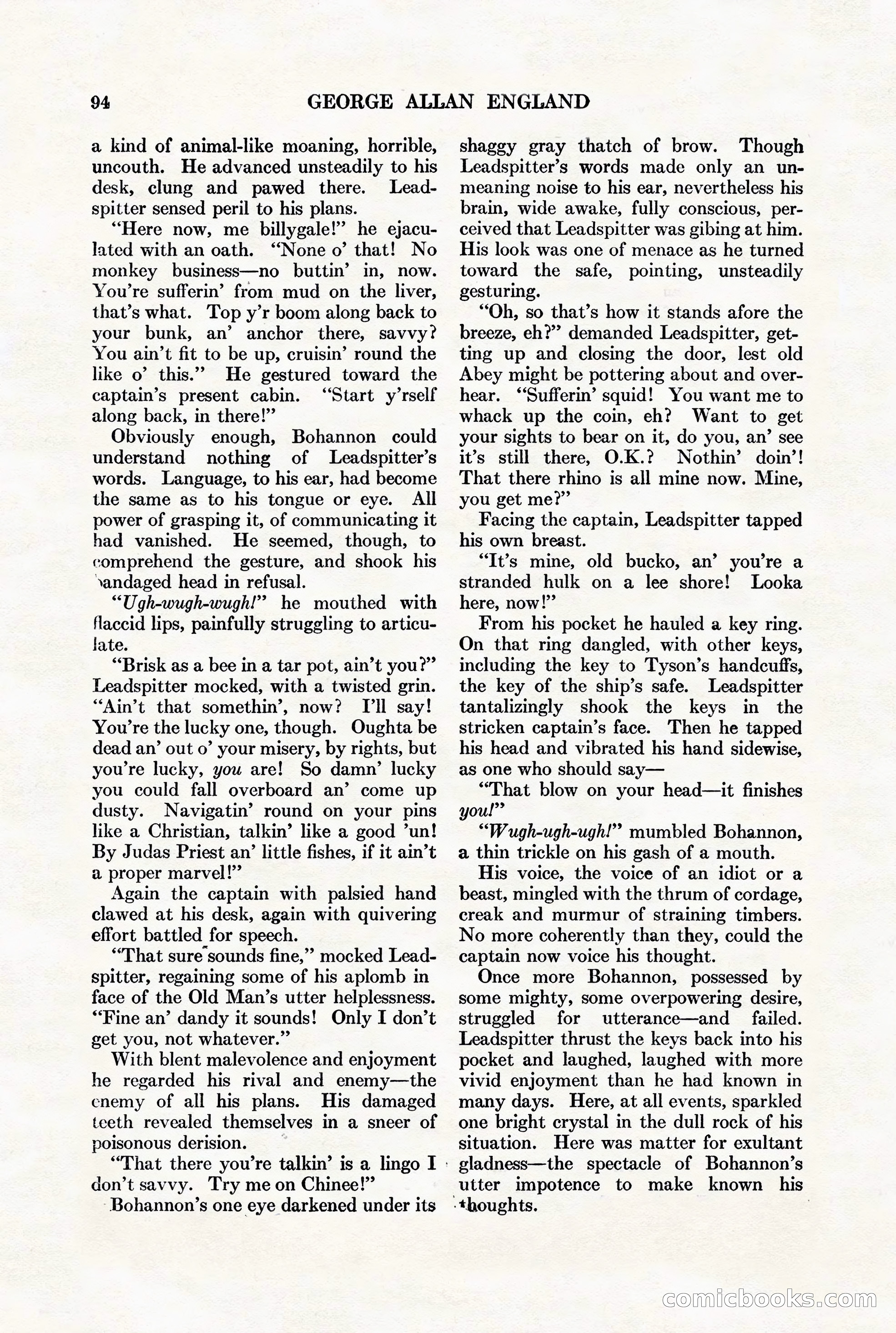 Adventure Magazine, August 1st, 1928 — page 104 of 204