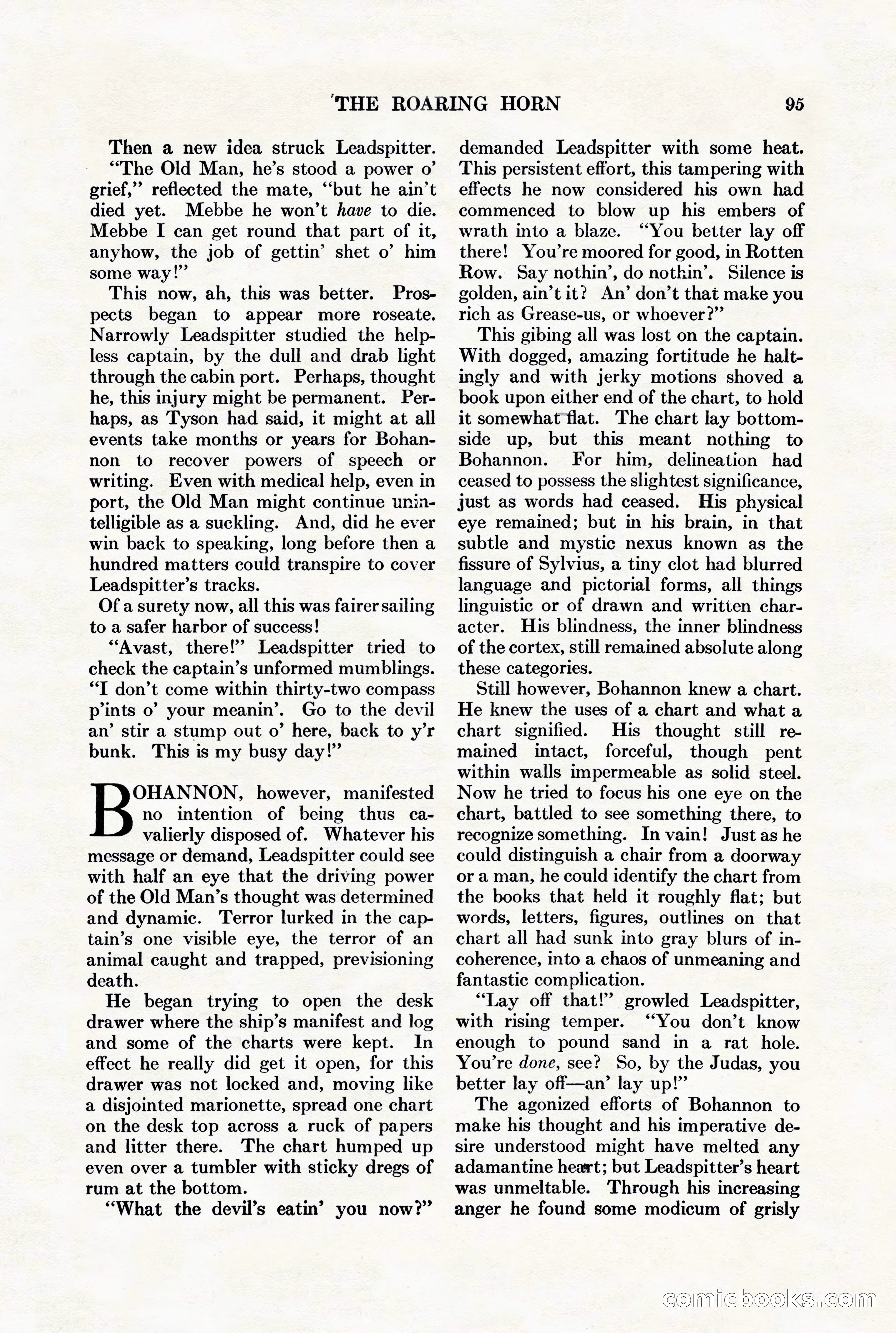 Adventure Magazine, August 1st, 1928 — page 105 of 204