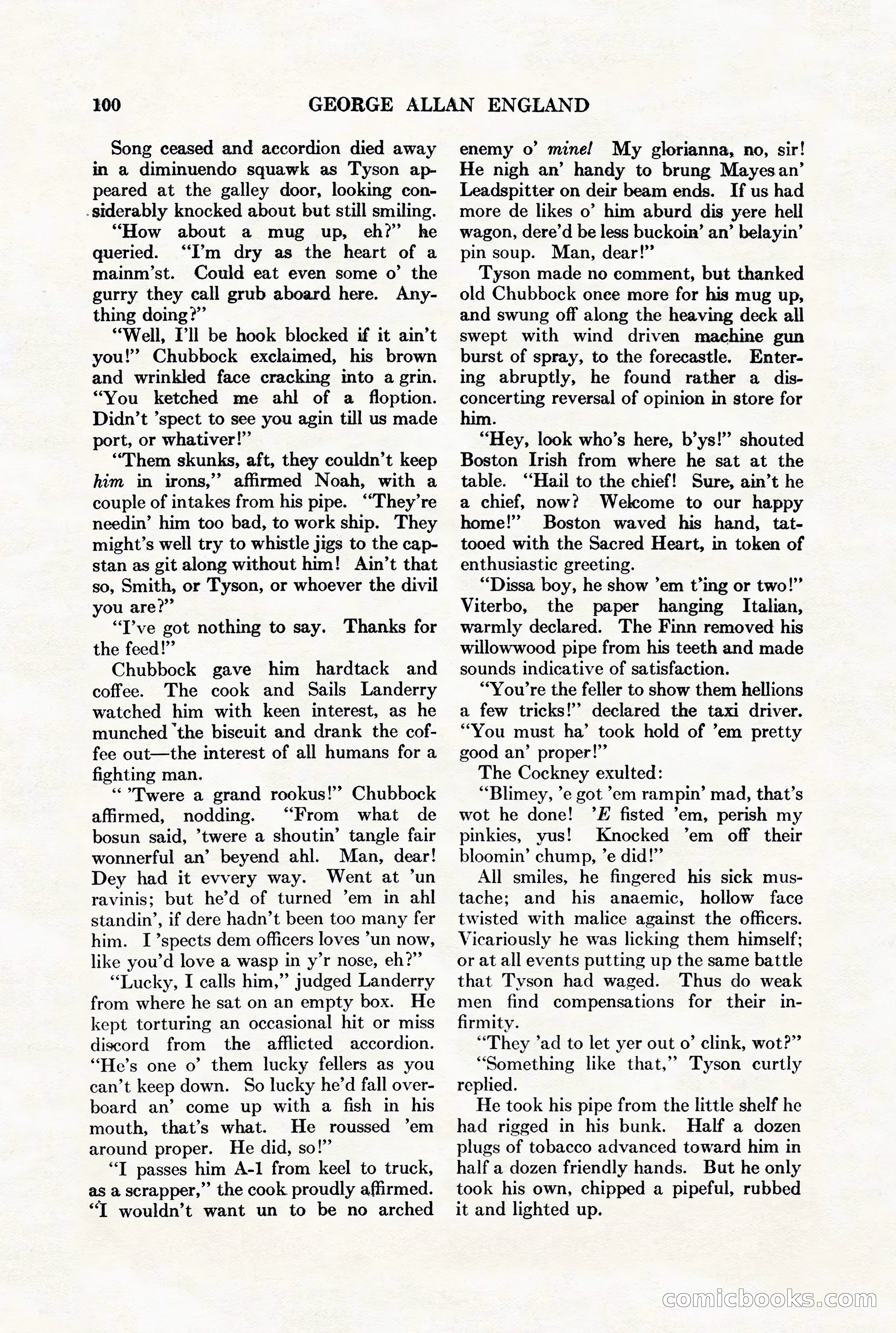 Adventure Magazine, August 1st, 1928 — page 110 of 204