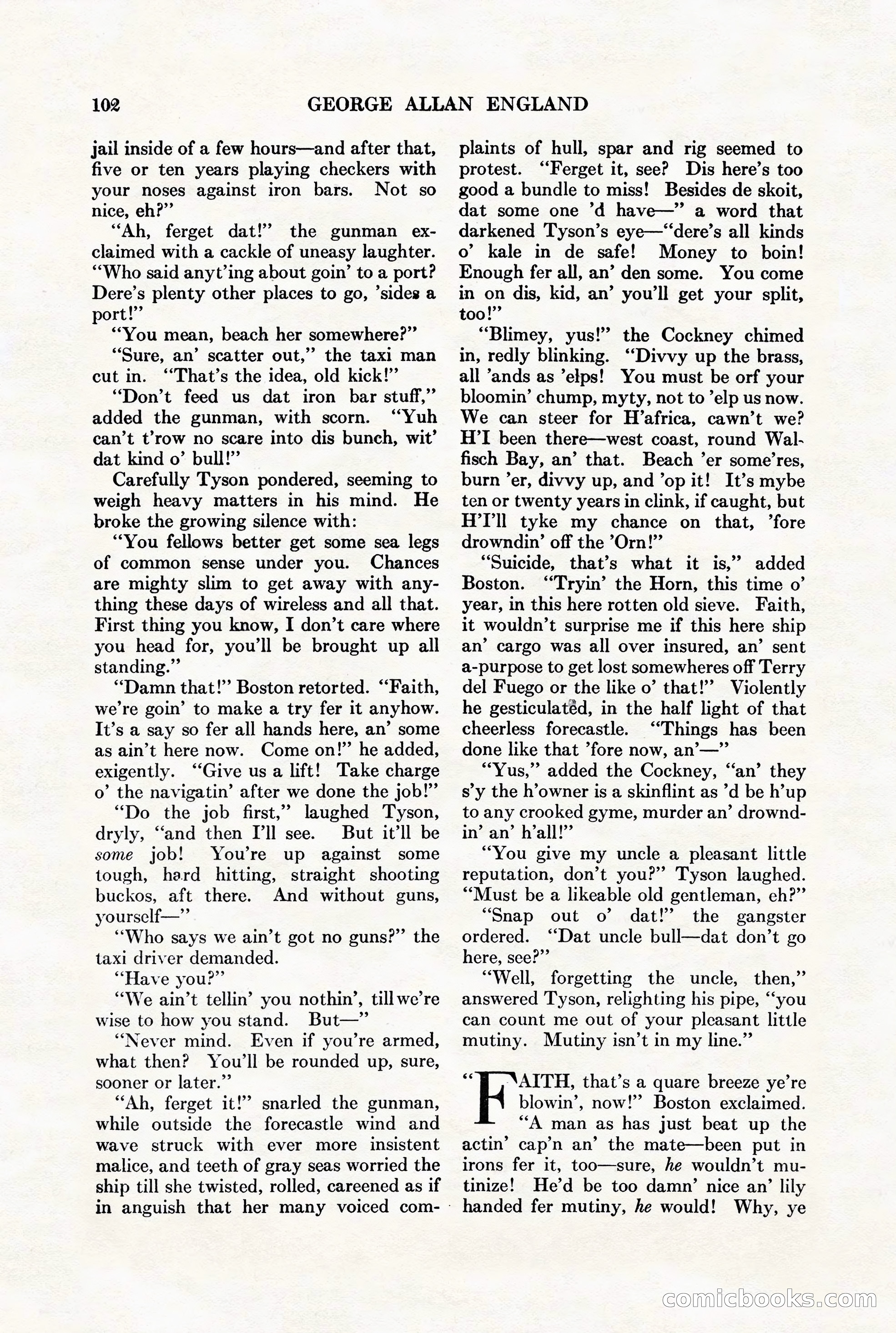 Adventure Magazine, August 1st, 1928 — page 112 of 204