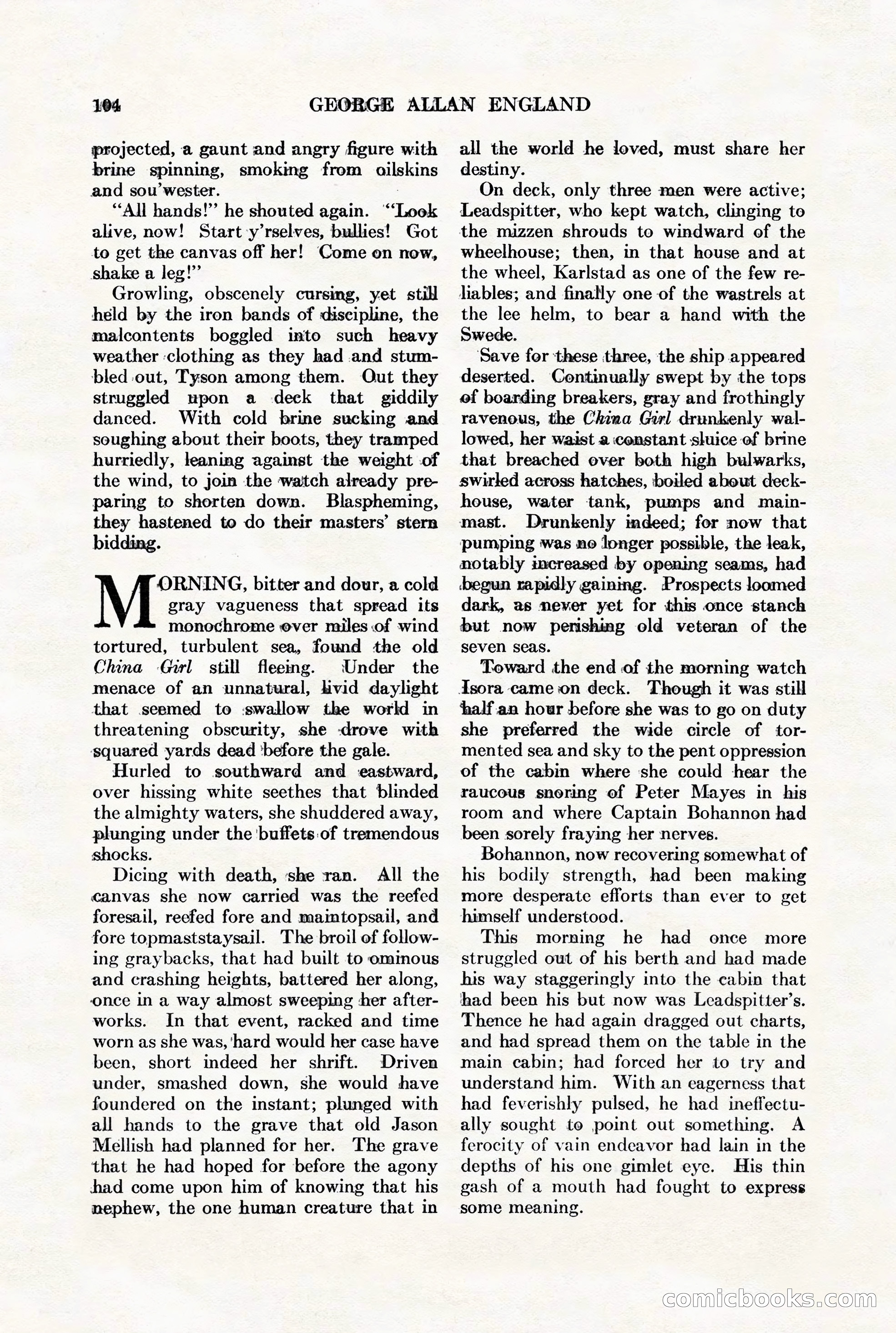 Adventure Magazine, August 1st, 1928 — page 114 of 204