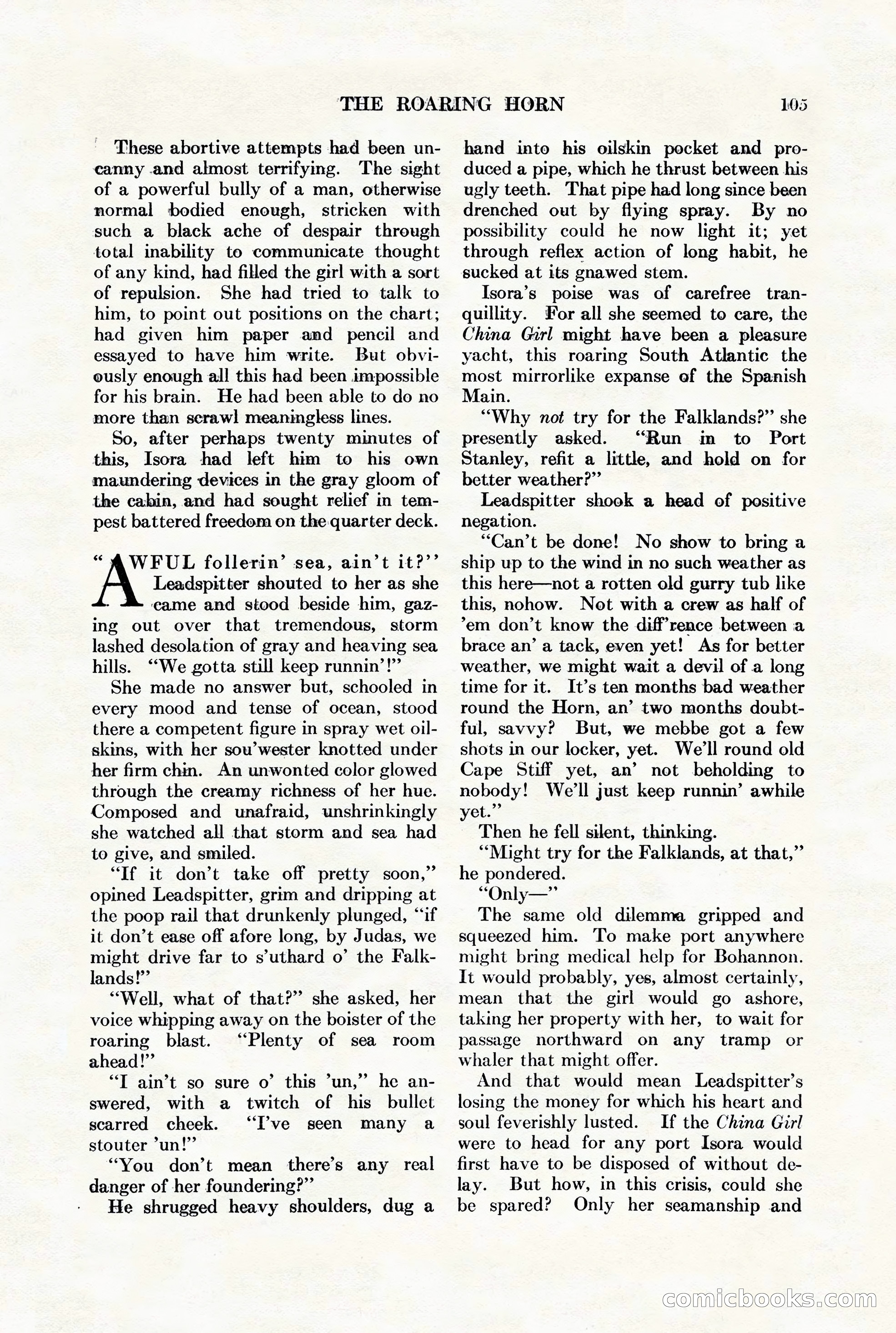Adventure Magazine, August 1st, 1928 — page 115 of 204