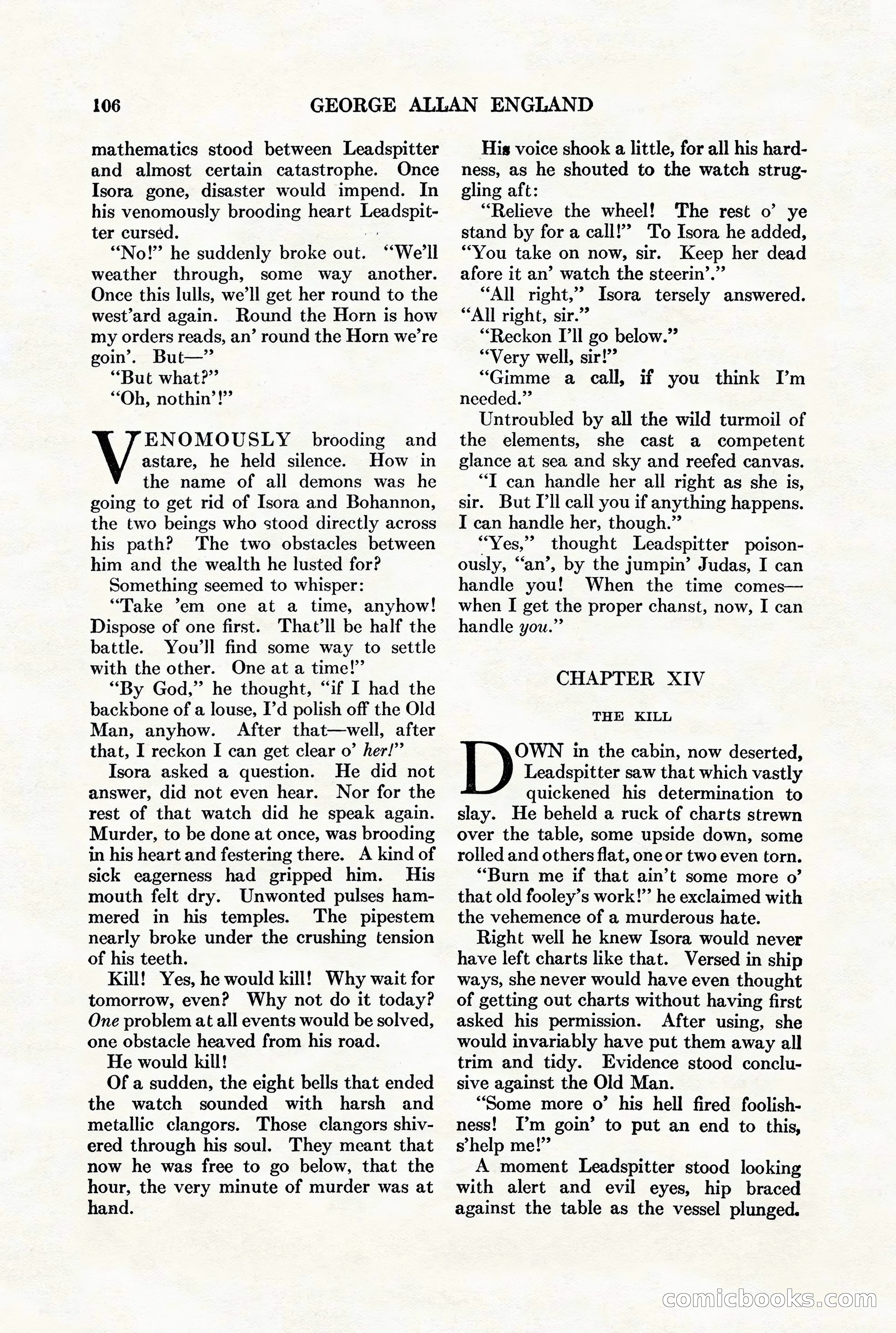 Adventure Magazine, August 1st, 1928 — page 116 of 204