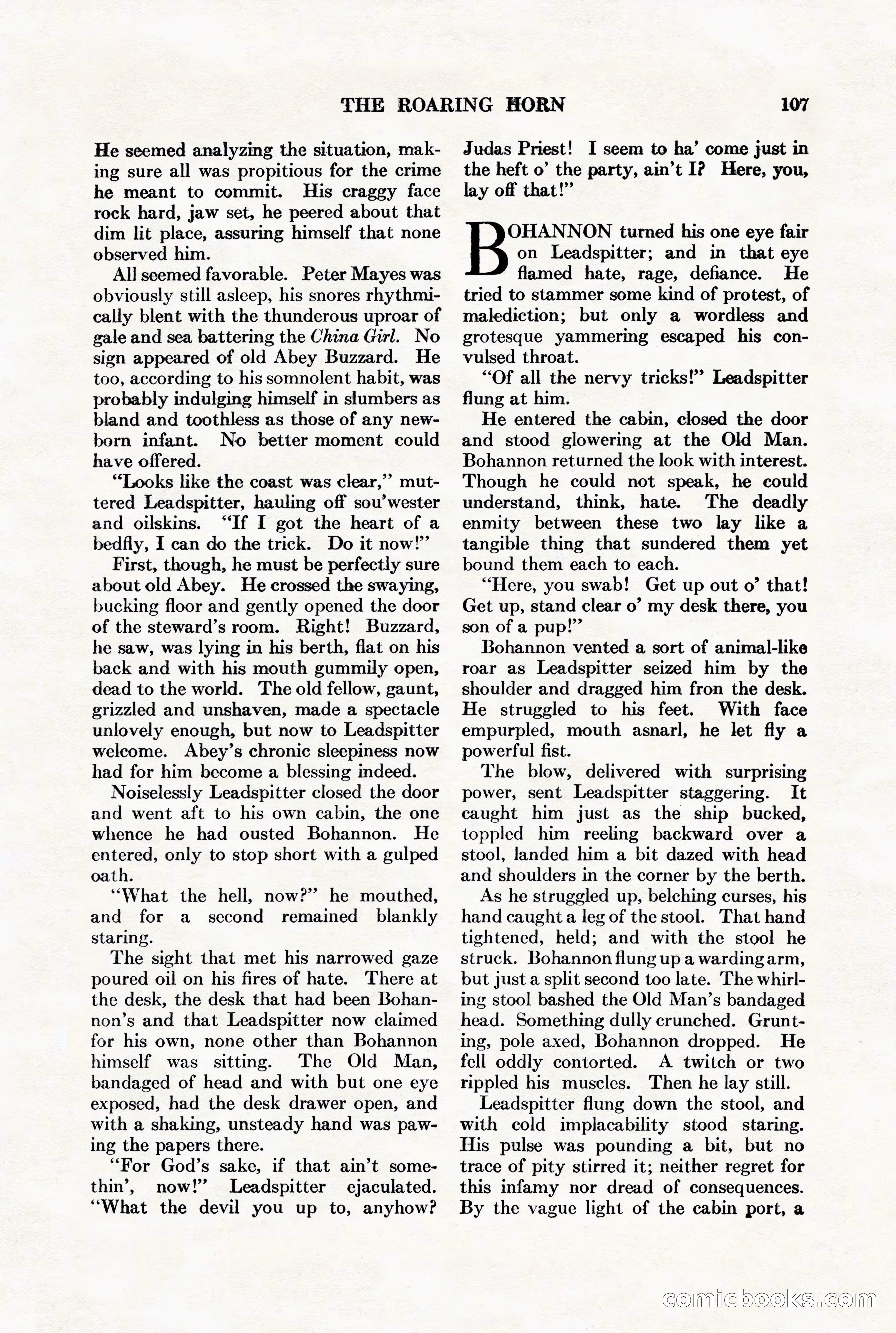 Adventure Magazine, August 1st, 1928 — page 117 of 204