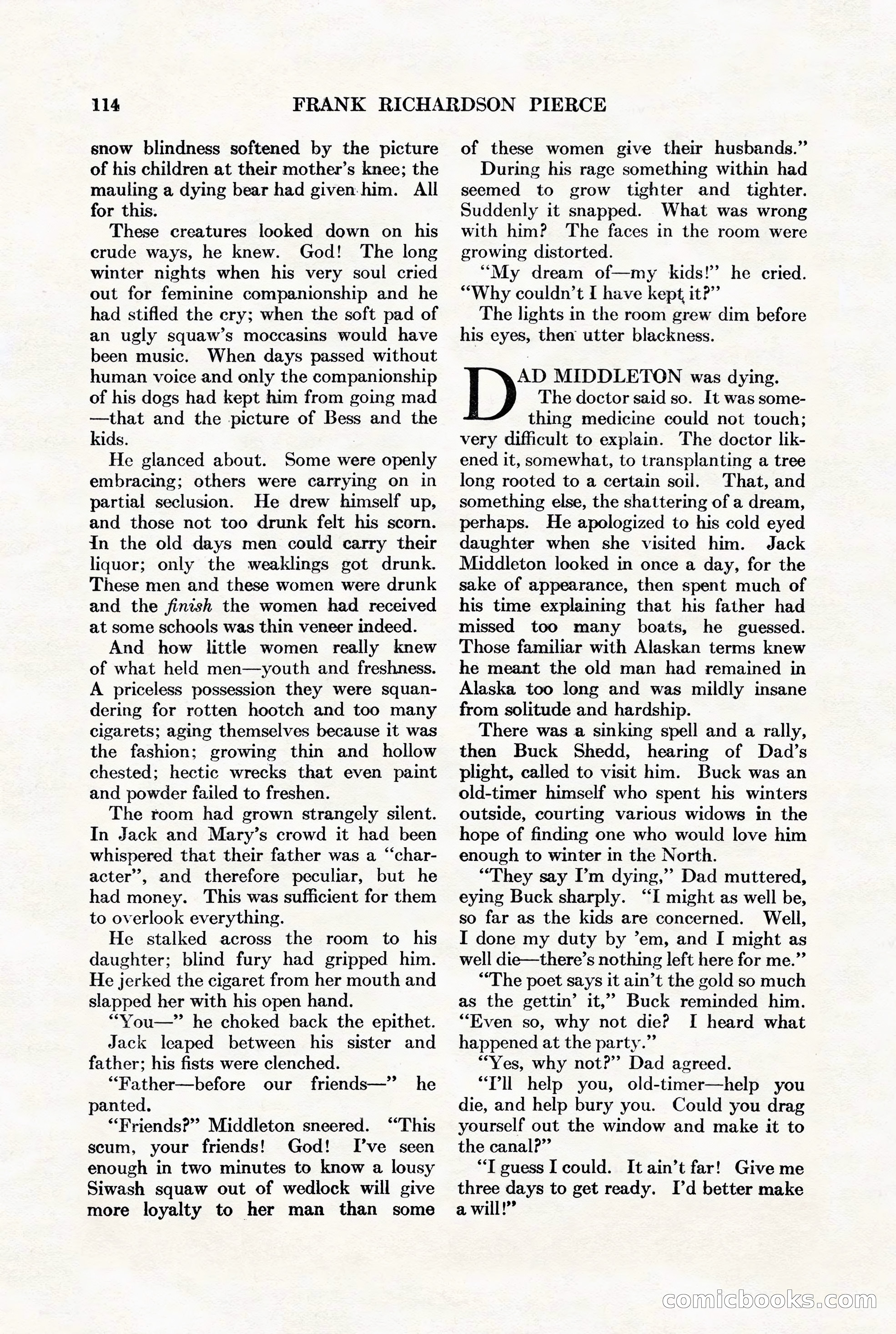 Adventure Magazine, August 1st, 1928 — page 124 of 204