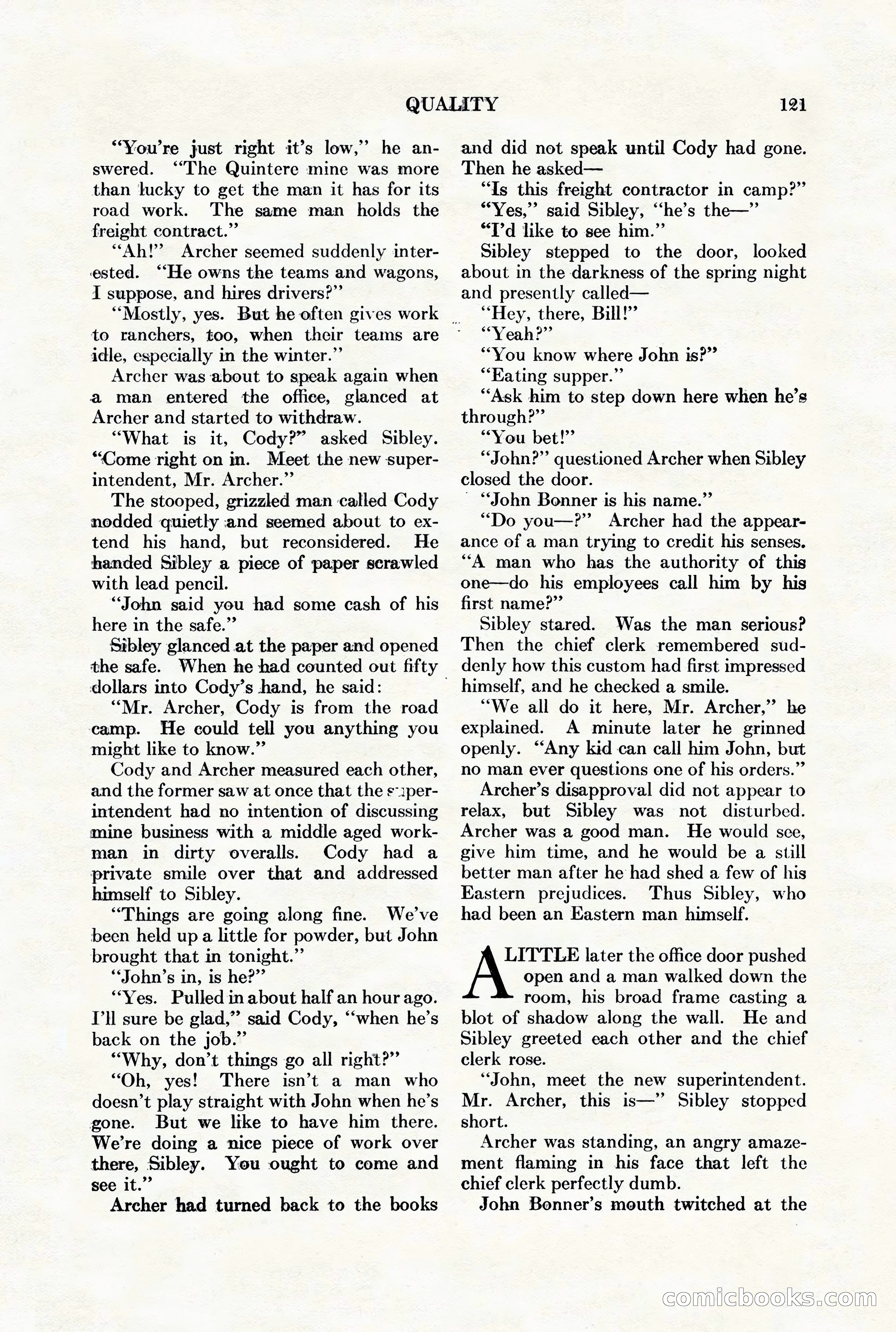 Adventure Magazine, August 1st, 1928 — page 131 of 204