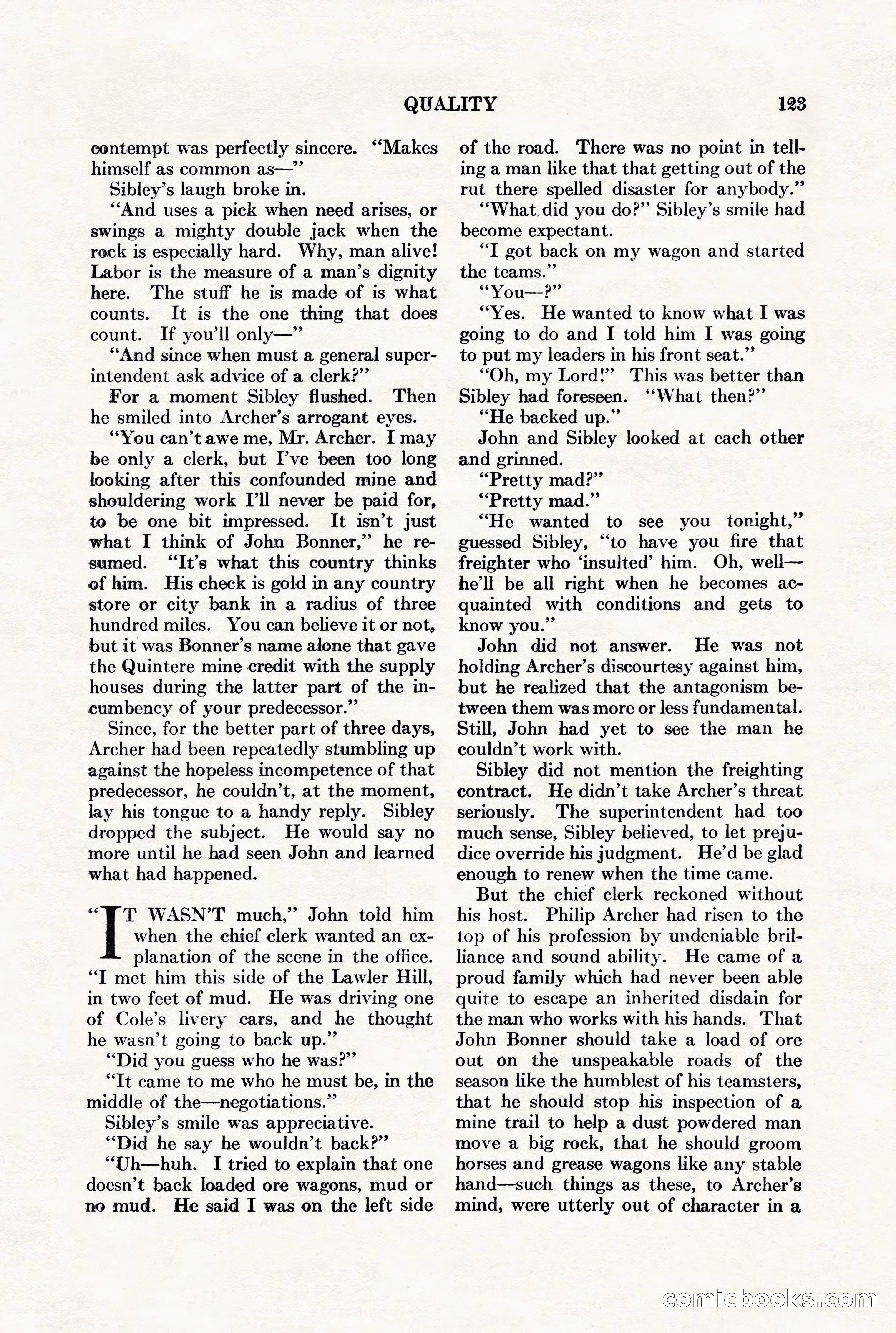 Adventure Magazine, August 1st, 1928 — page 133 of 204