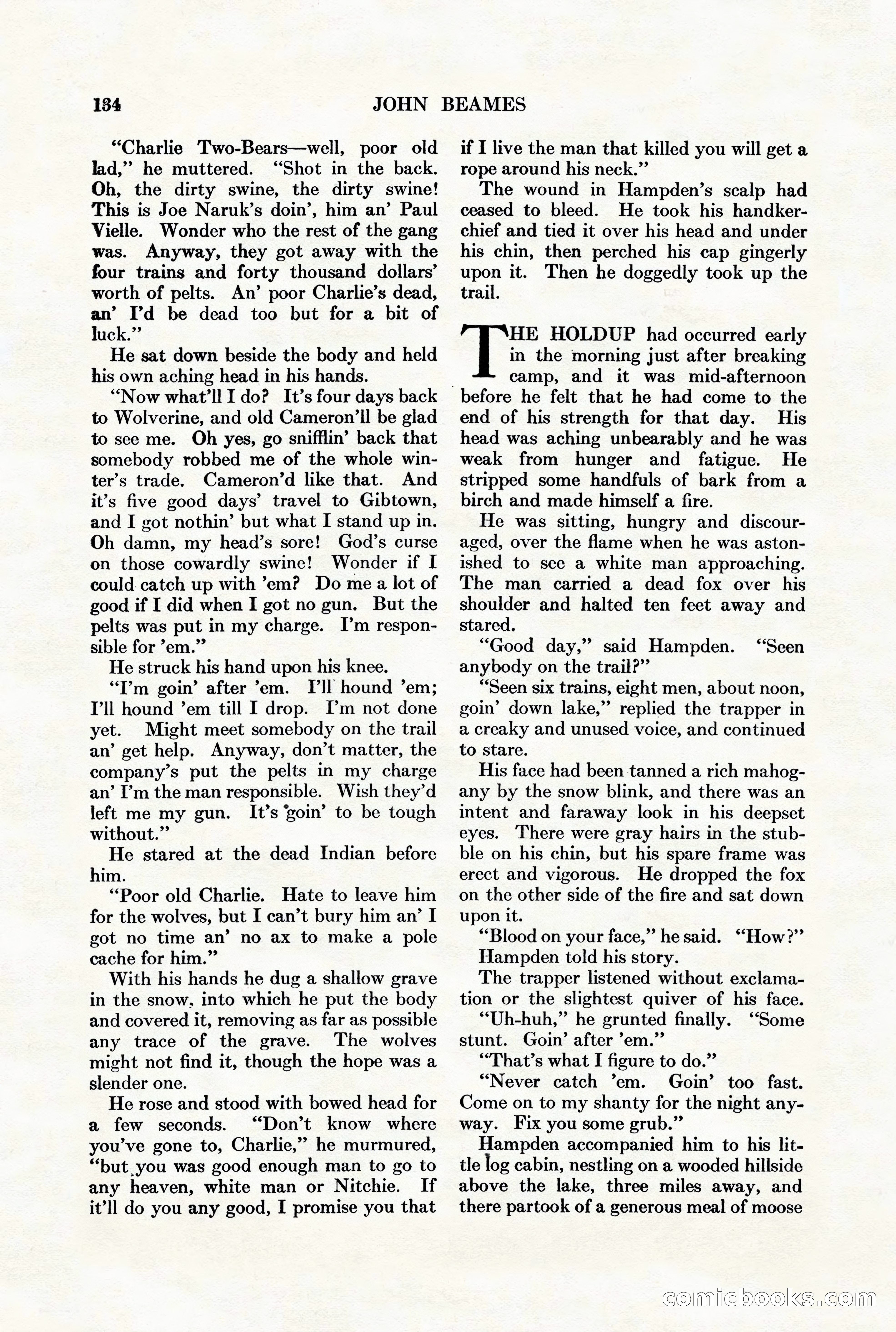 Adventure Magazine, August 1st, 1928 — page 144 of 204