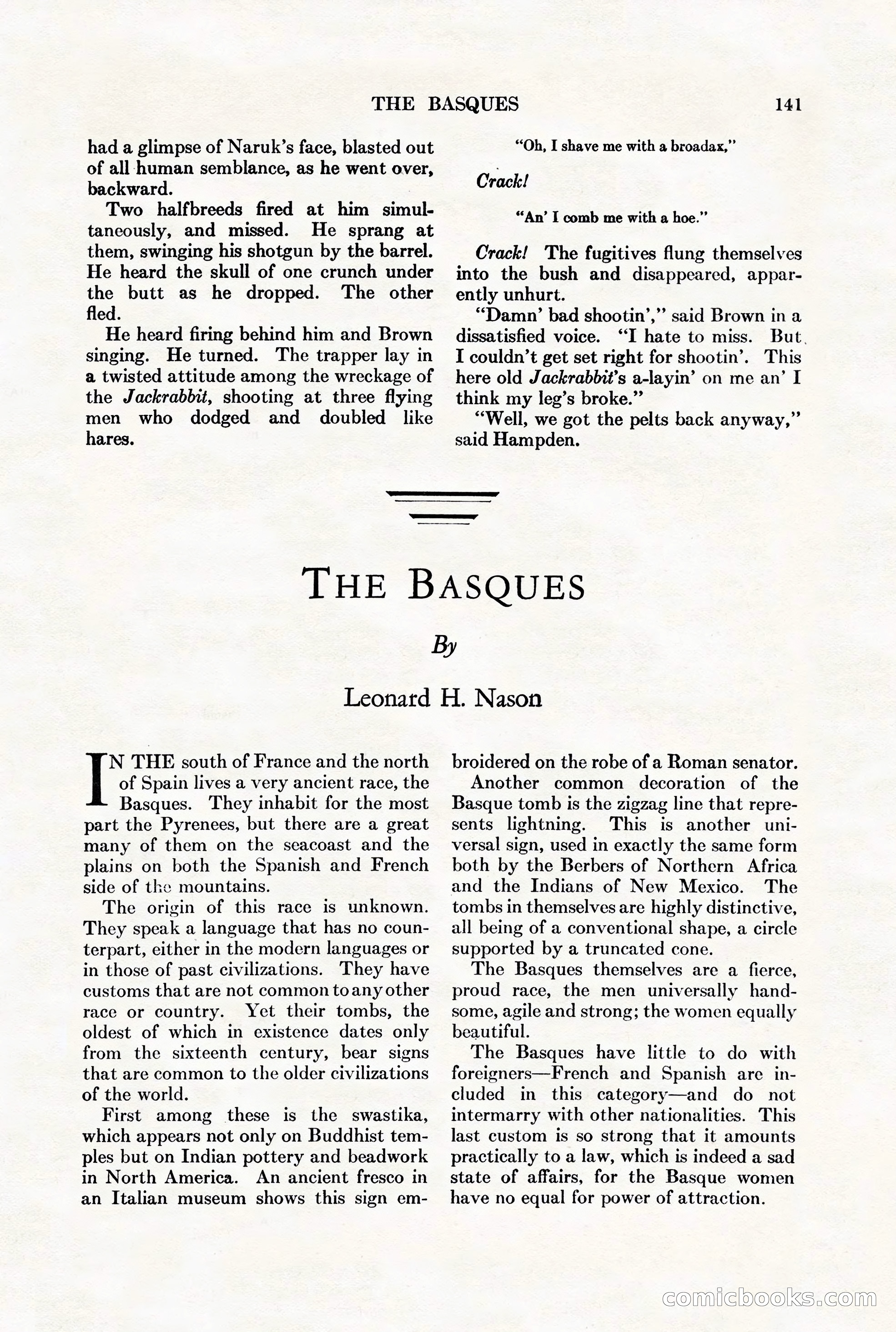 Adventure Magazine, August 1st, 1928 — page 151 of 204