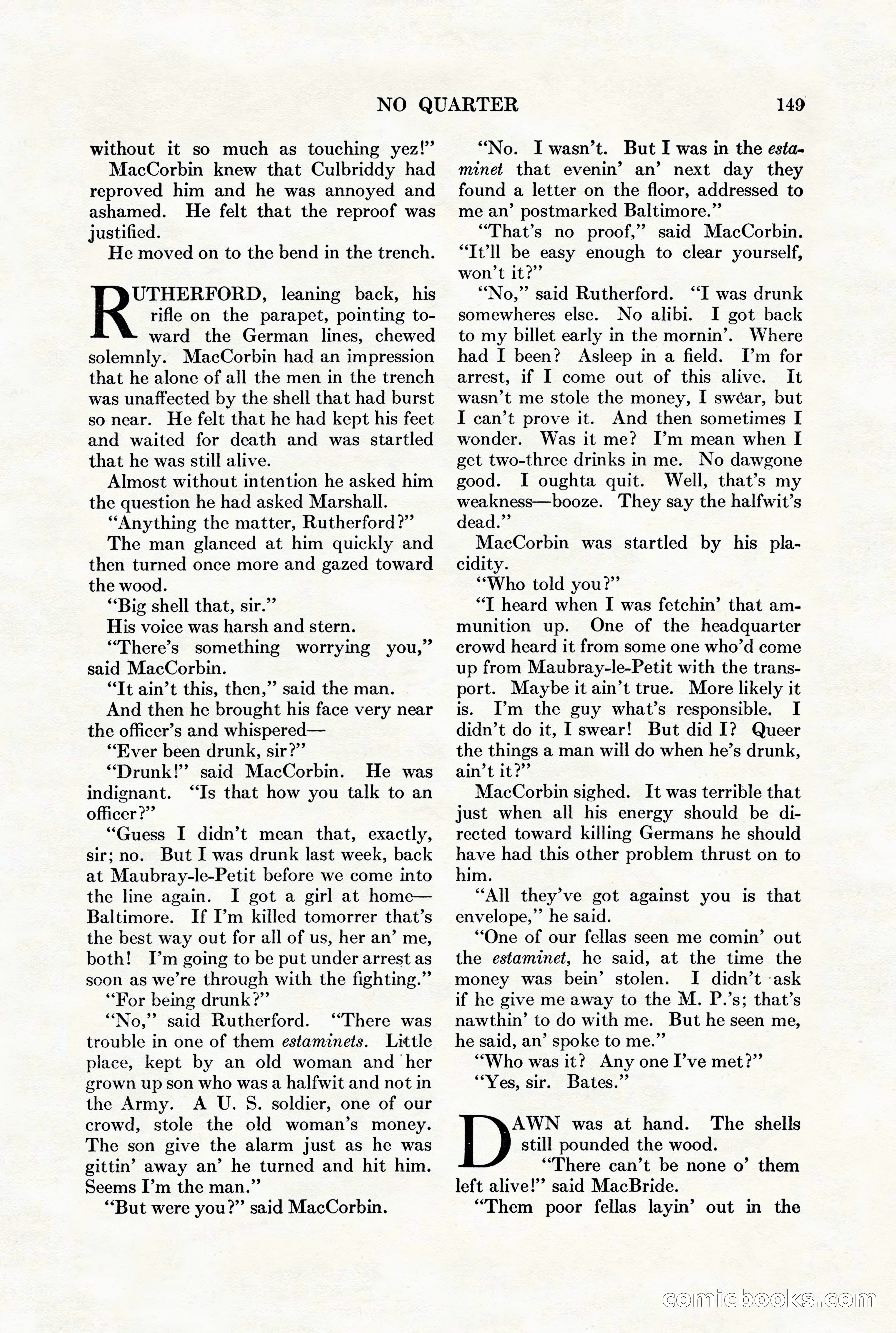 Adventure Magazine, August 1st, 1928 — page 159 of 204