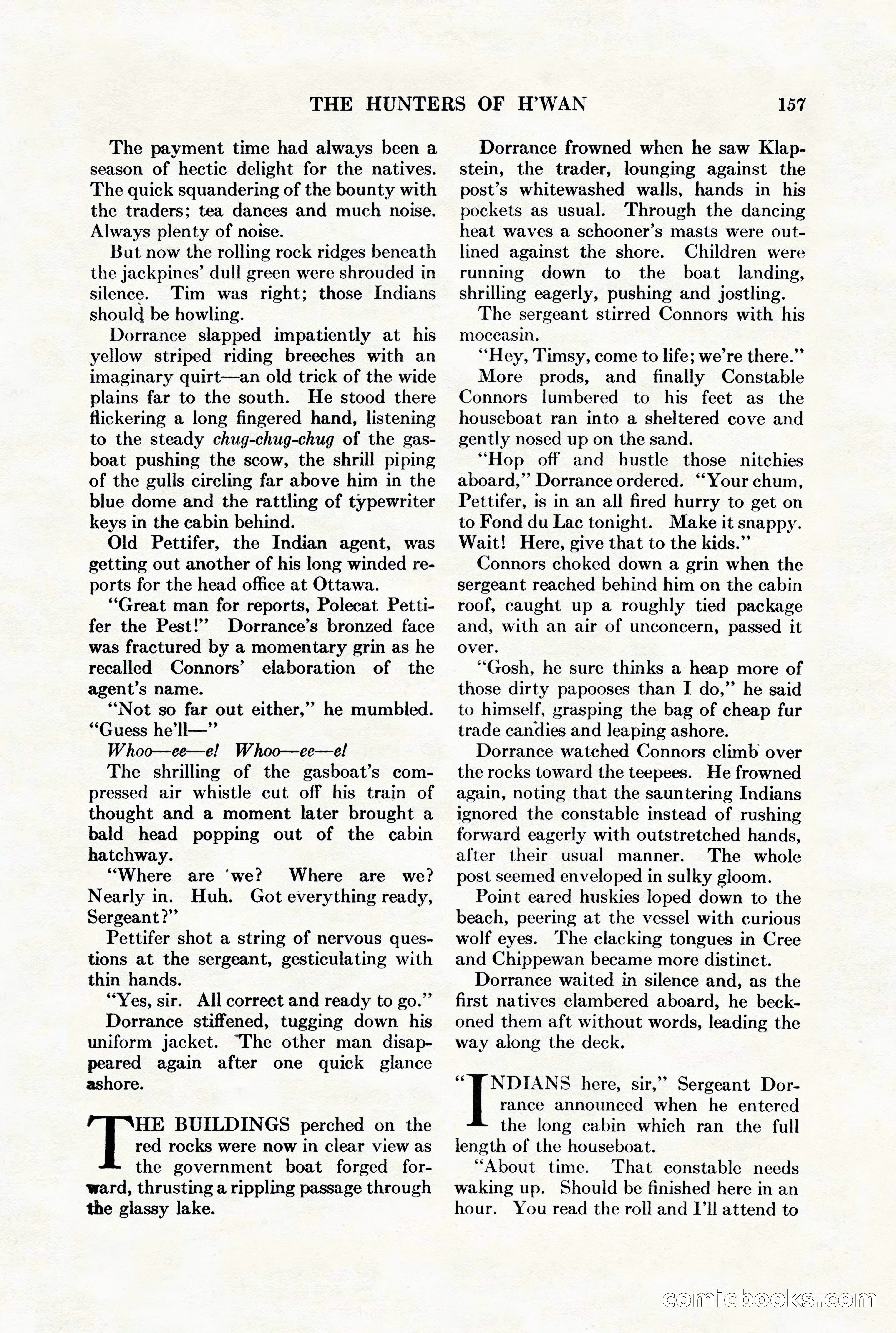 Adventure Magazine, August 1st, 1928 — page 167 of 204